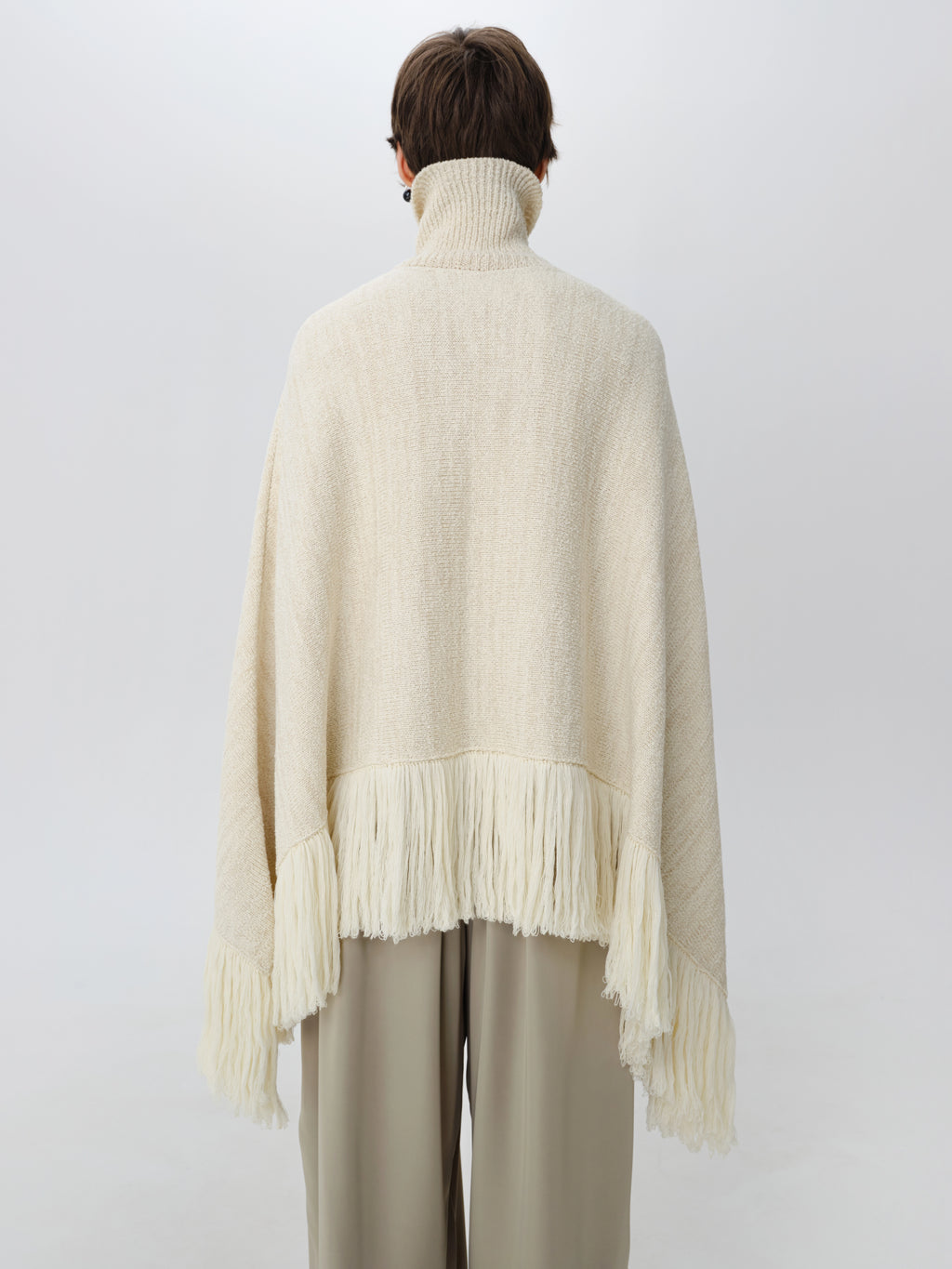 Poncho “Milk Blush”