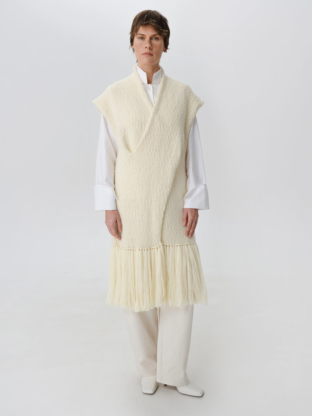 Textured Knit Vest