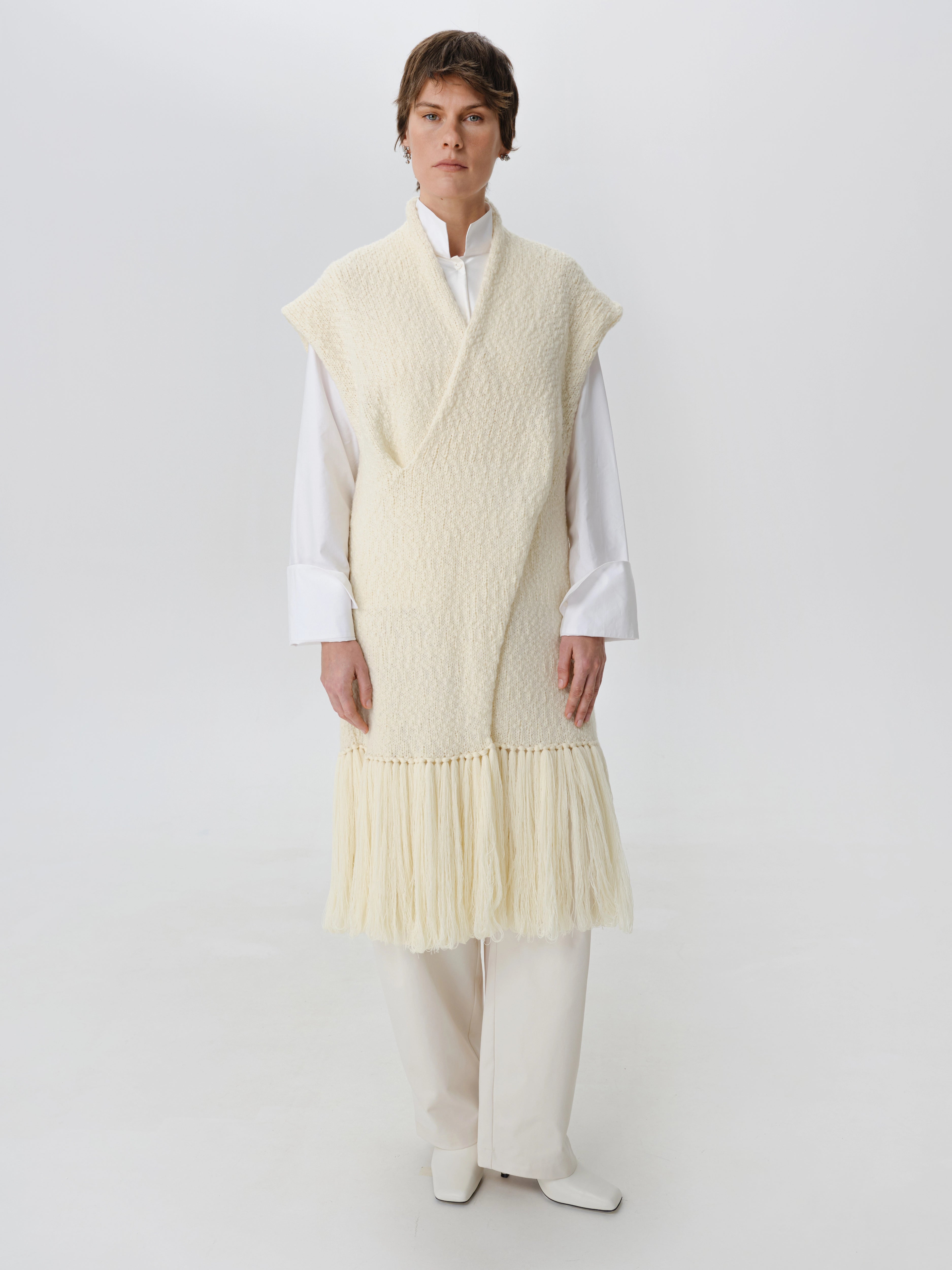 Textured Knit Vest