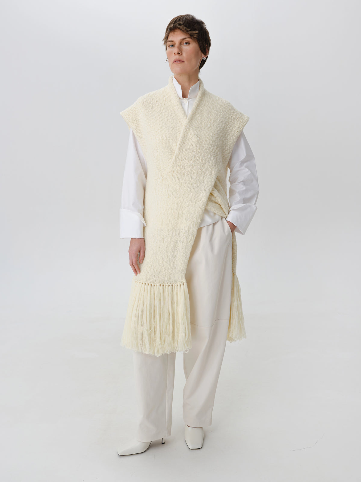 Textured Knit Vest