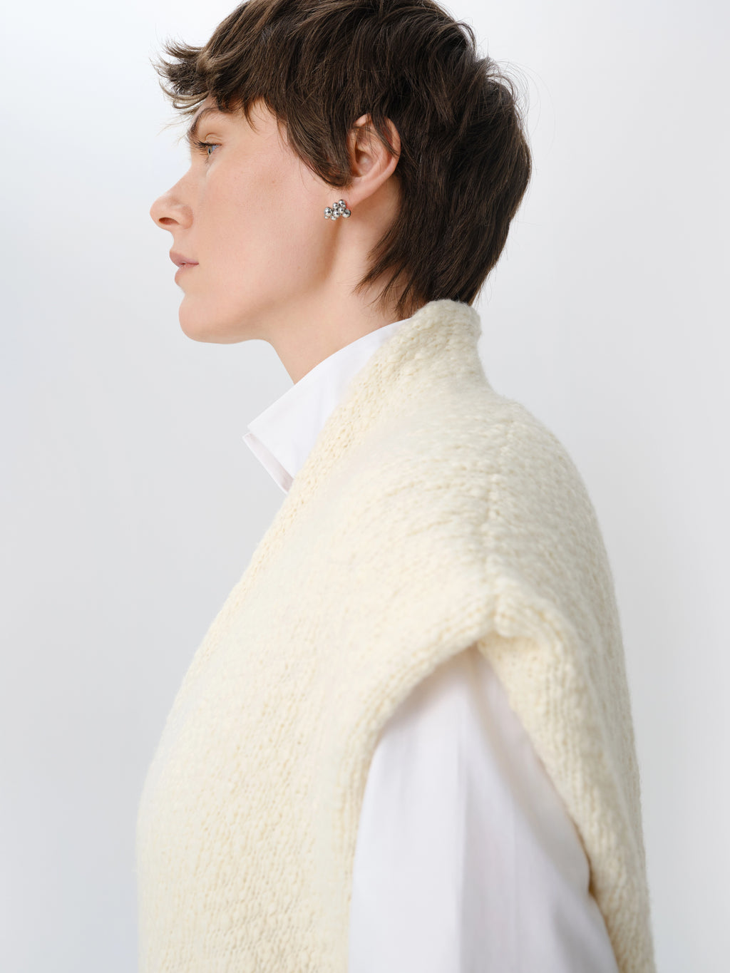 Textured Knit Vest