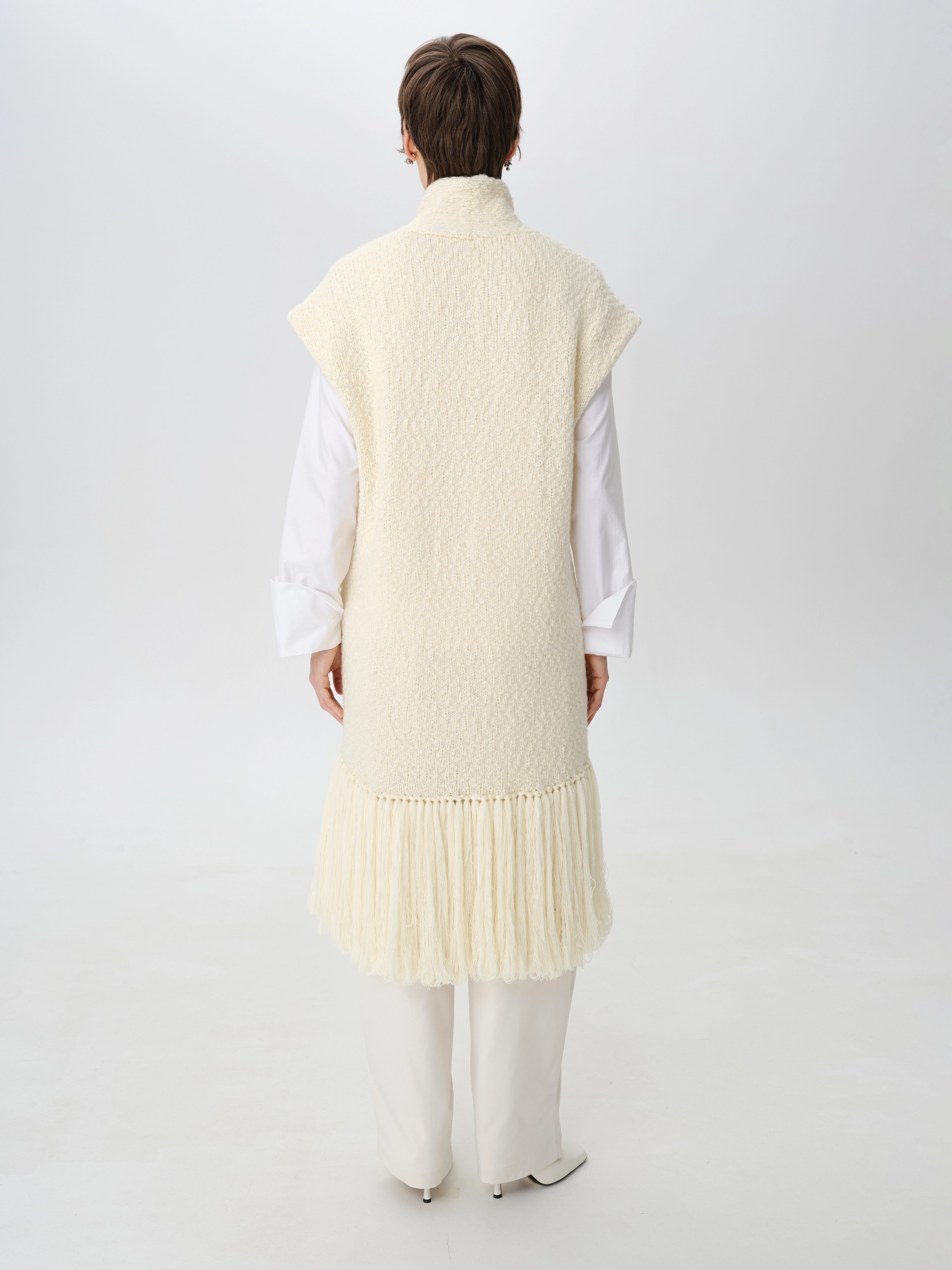 Textured Knit Vest