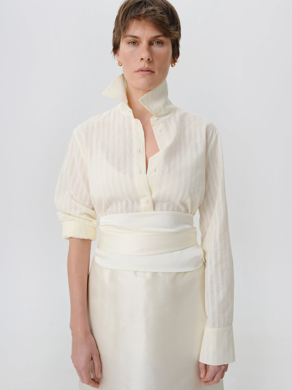 Milk Textured Shirt