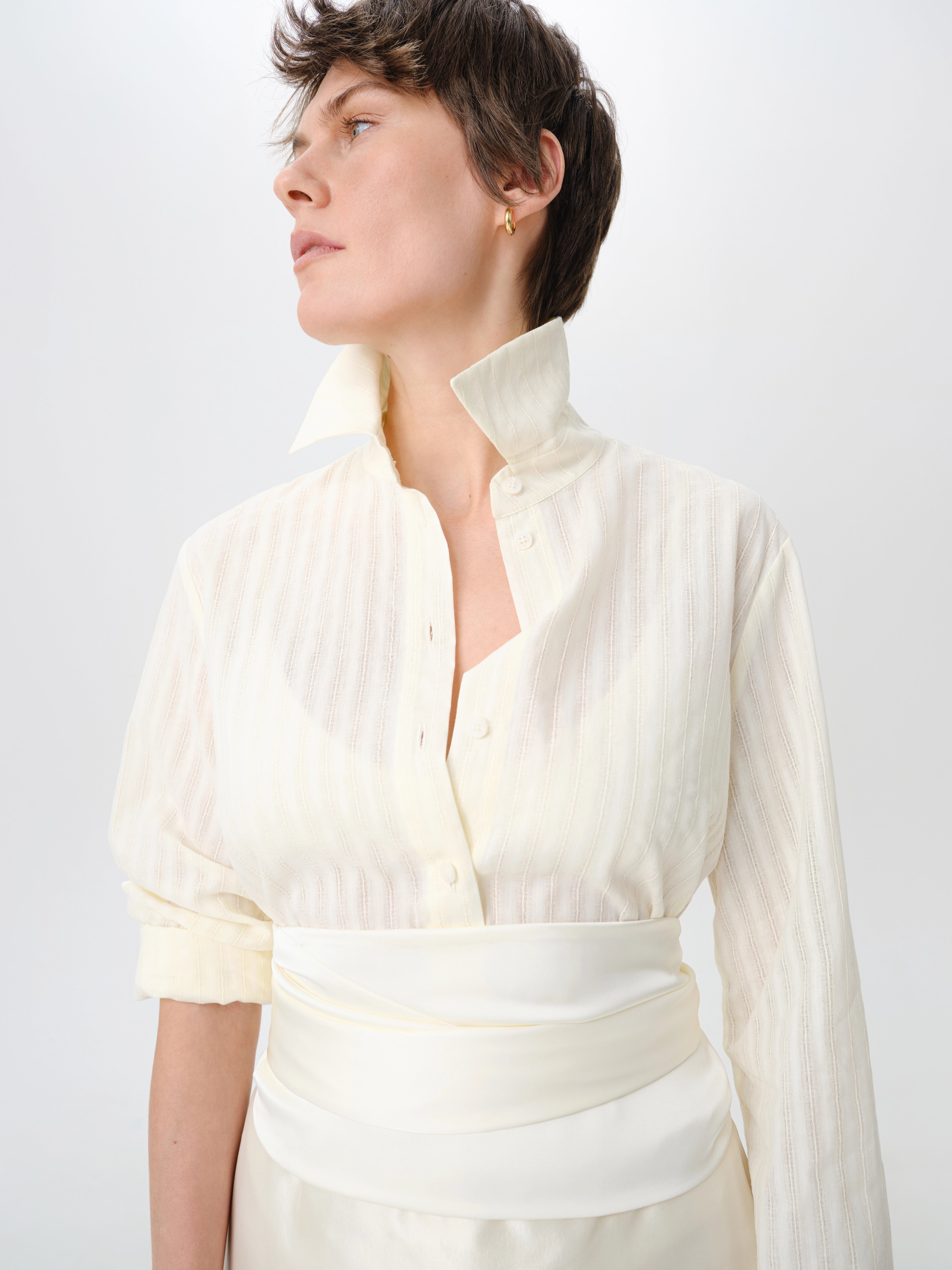 Milk Textured Shirt