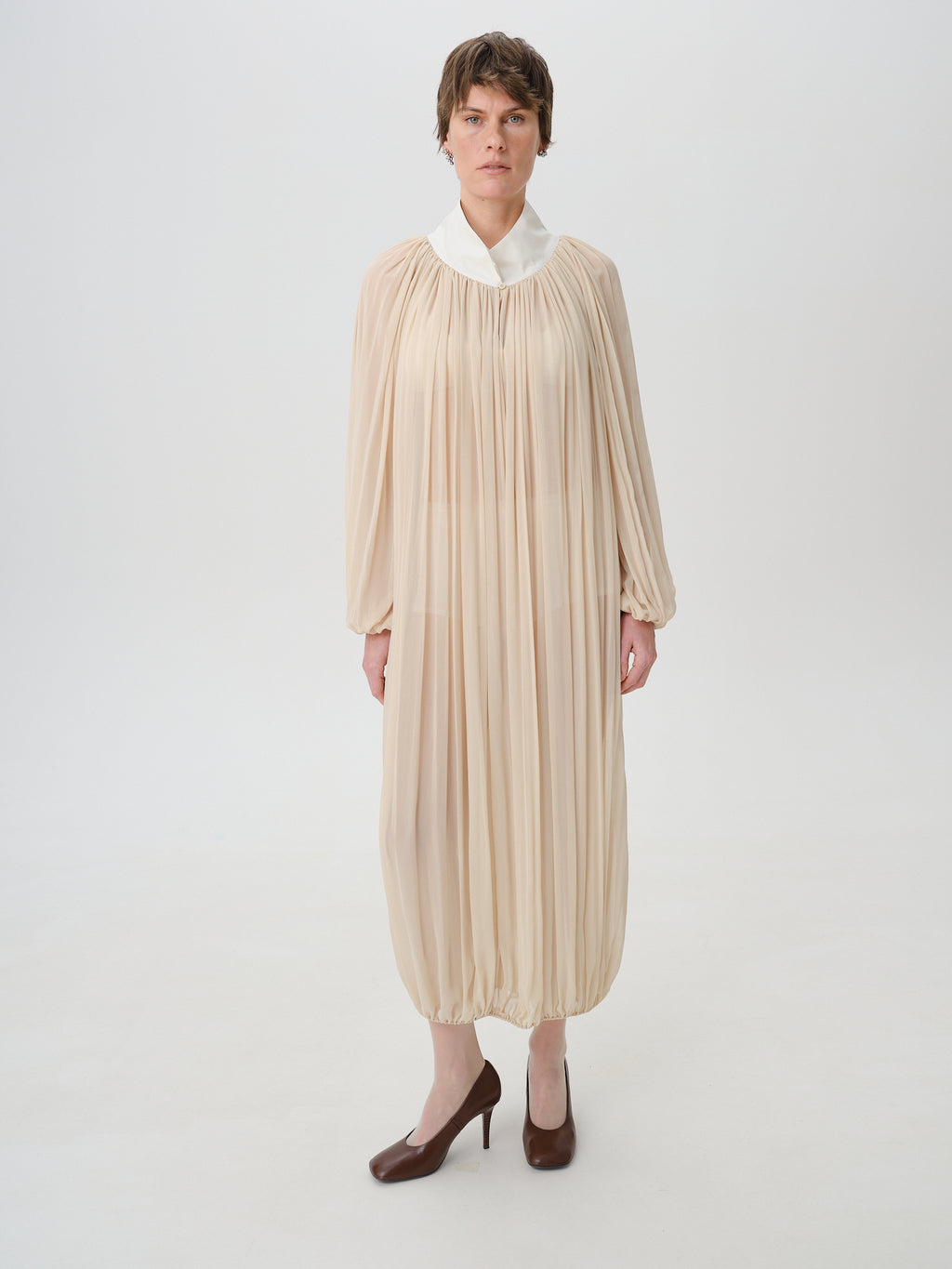 Silk Veil Dress