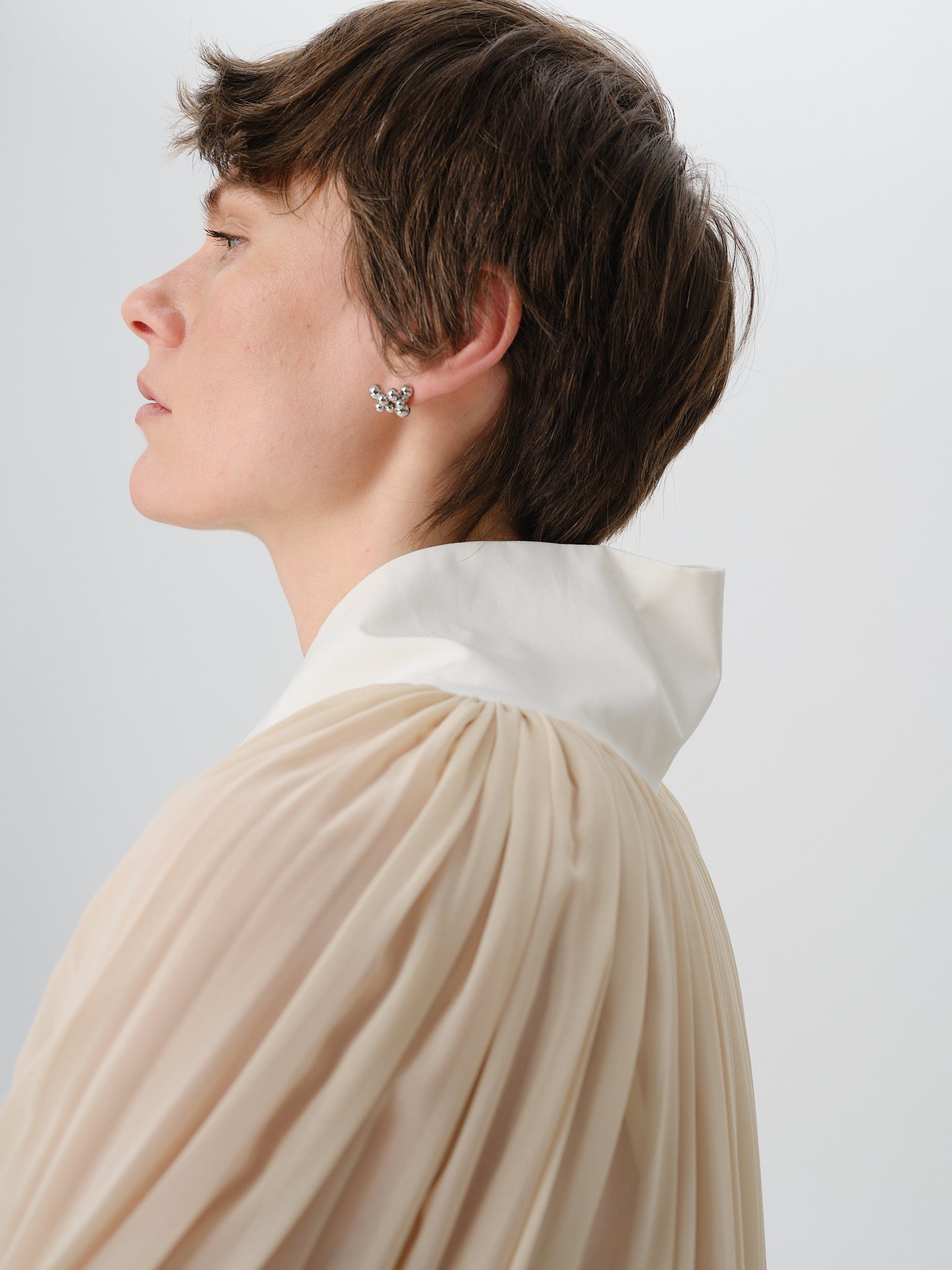 Silk Veil Dress