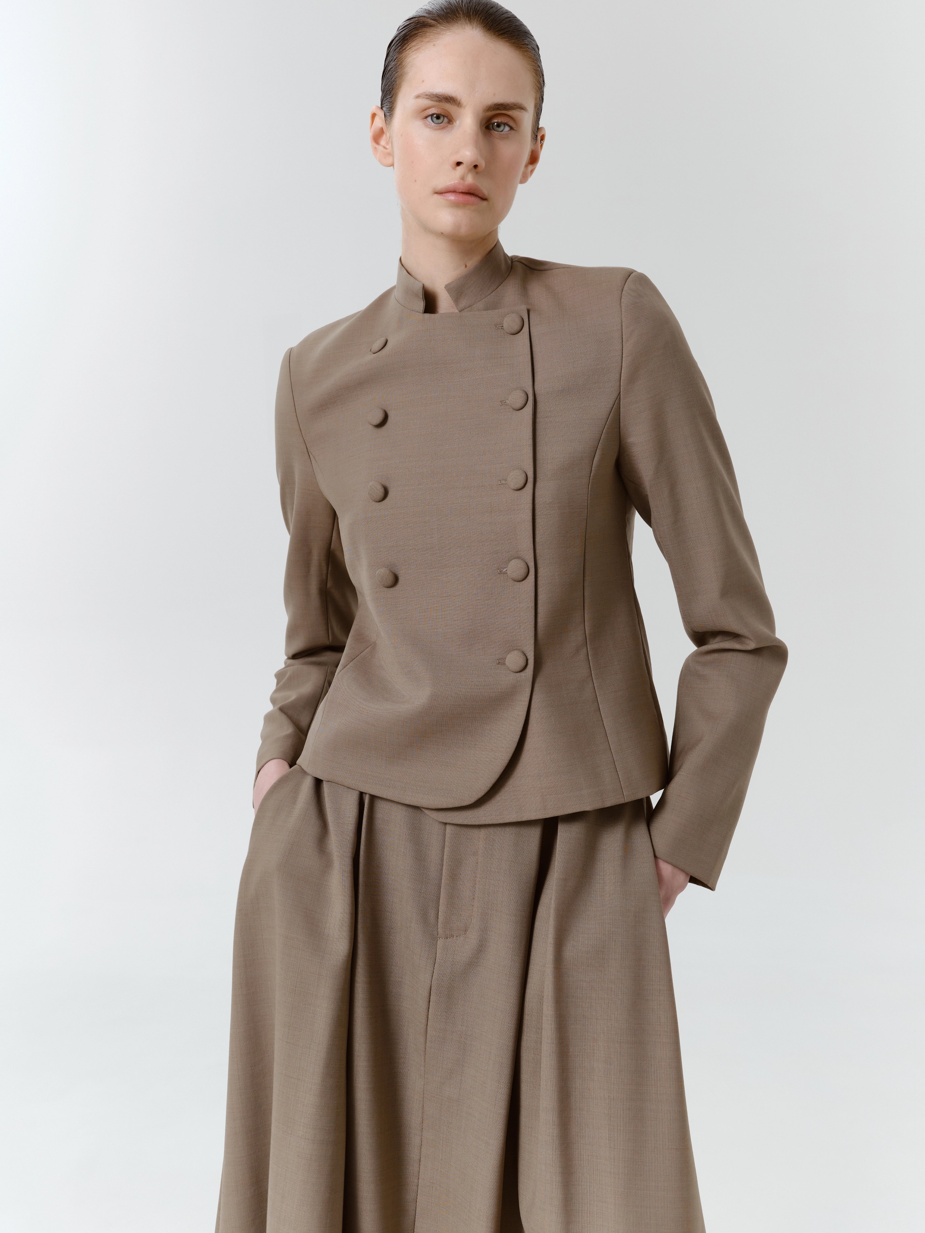 Crop Wool Jacket