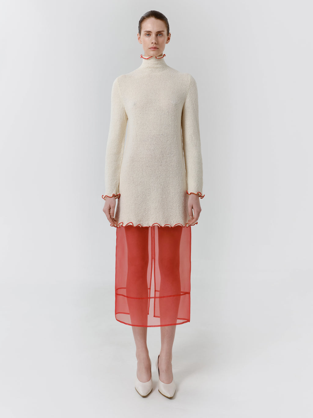 Red Veil Skirt