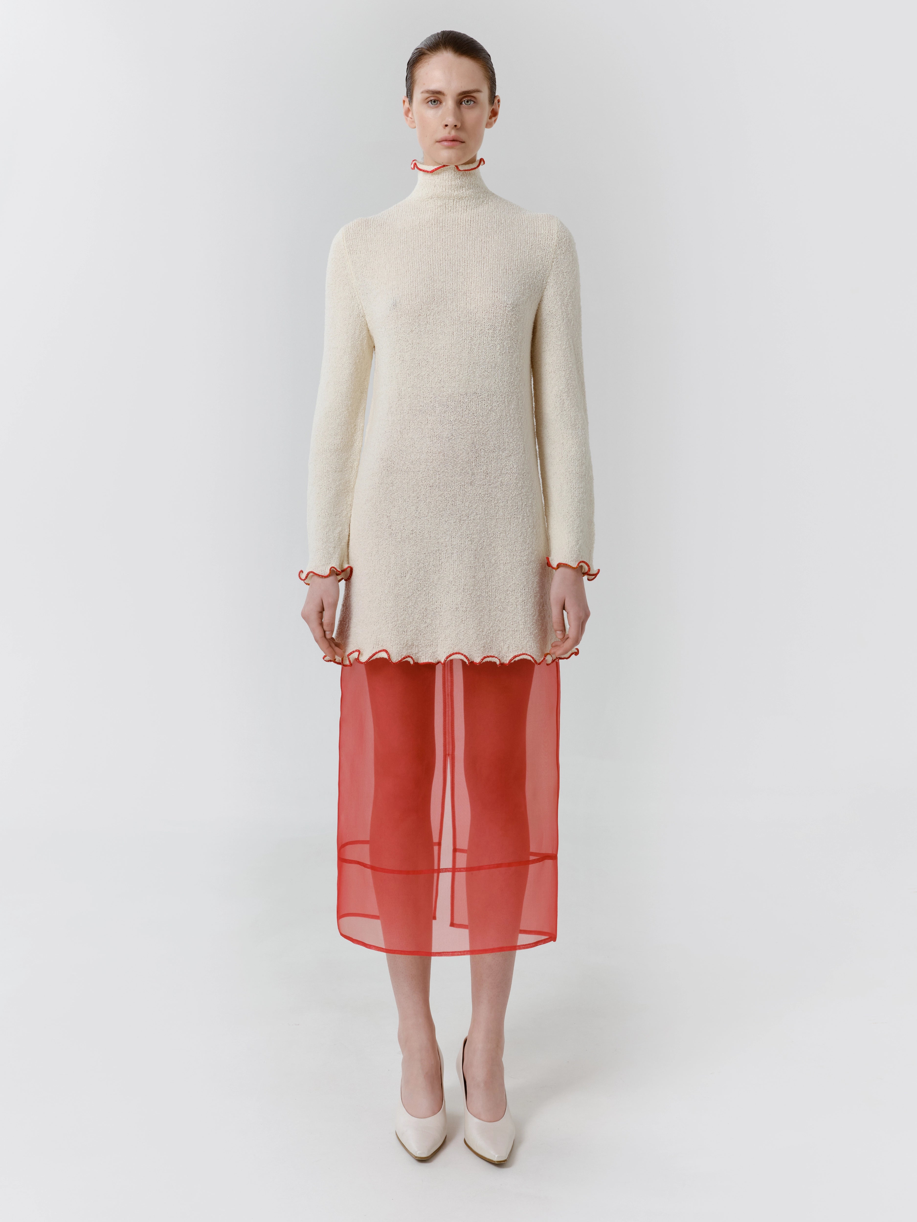 Red Veil Skirt