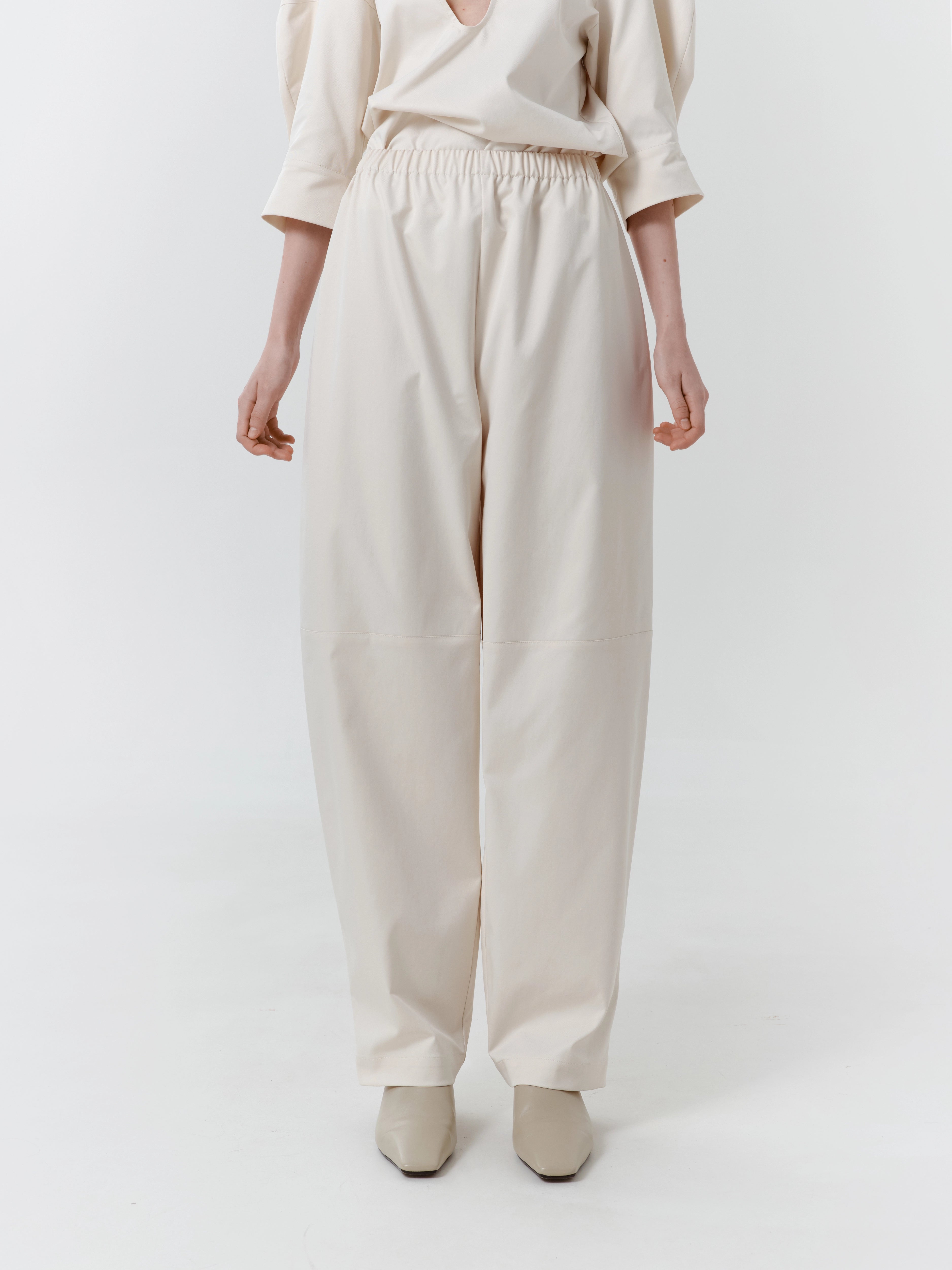 Grey-Beige Structure Pants