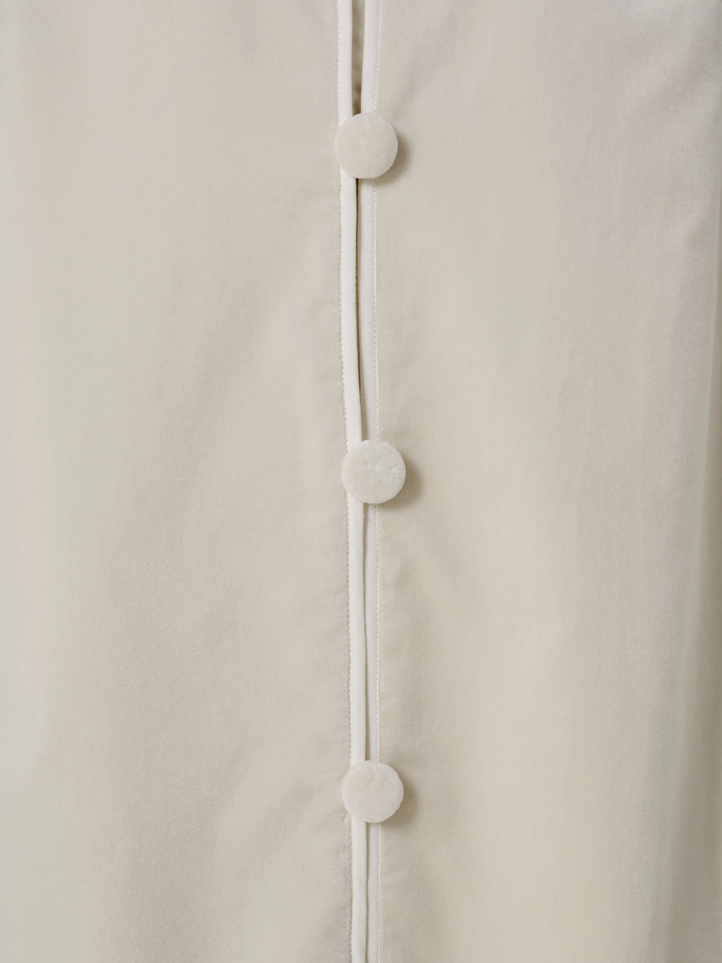 Ivory Velvet Coat