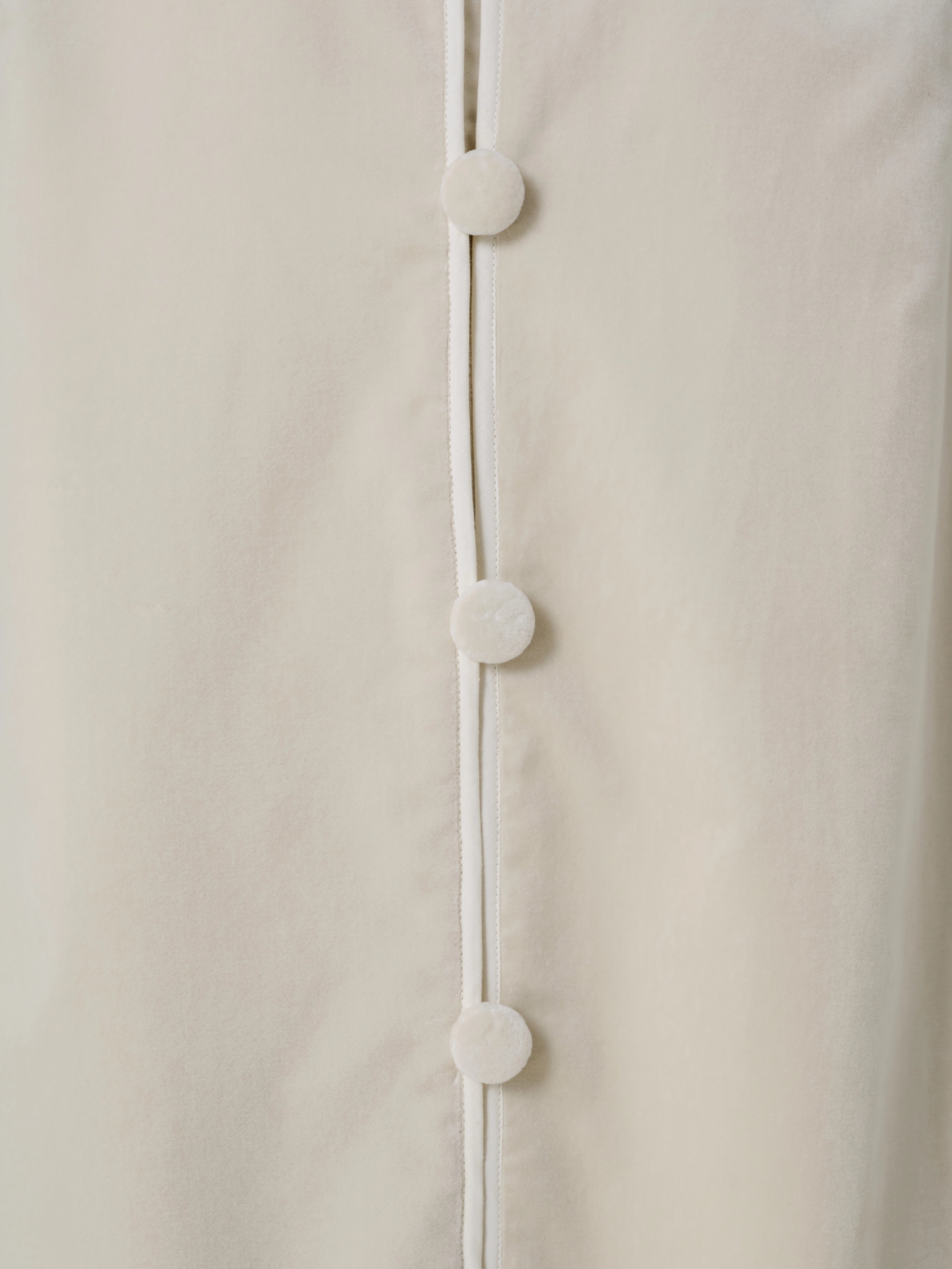 Ivory Velvet Coat