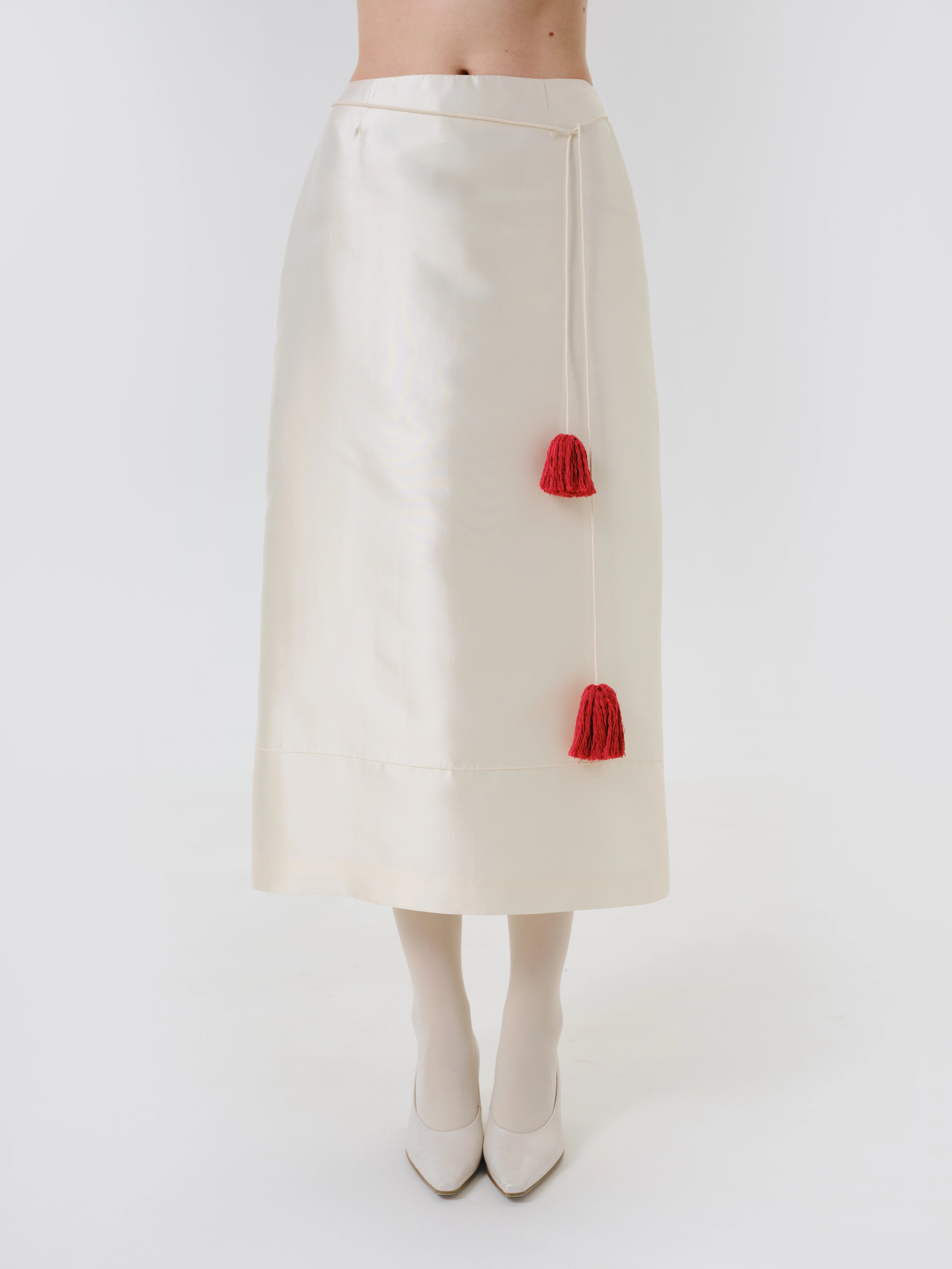 Silk Skirt “Velvet Blush”