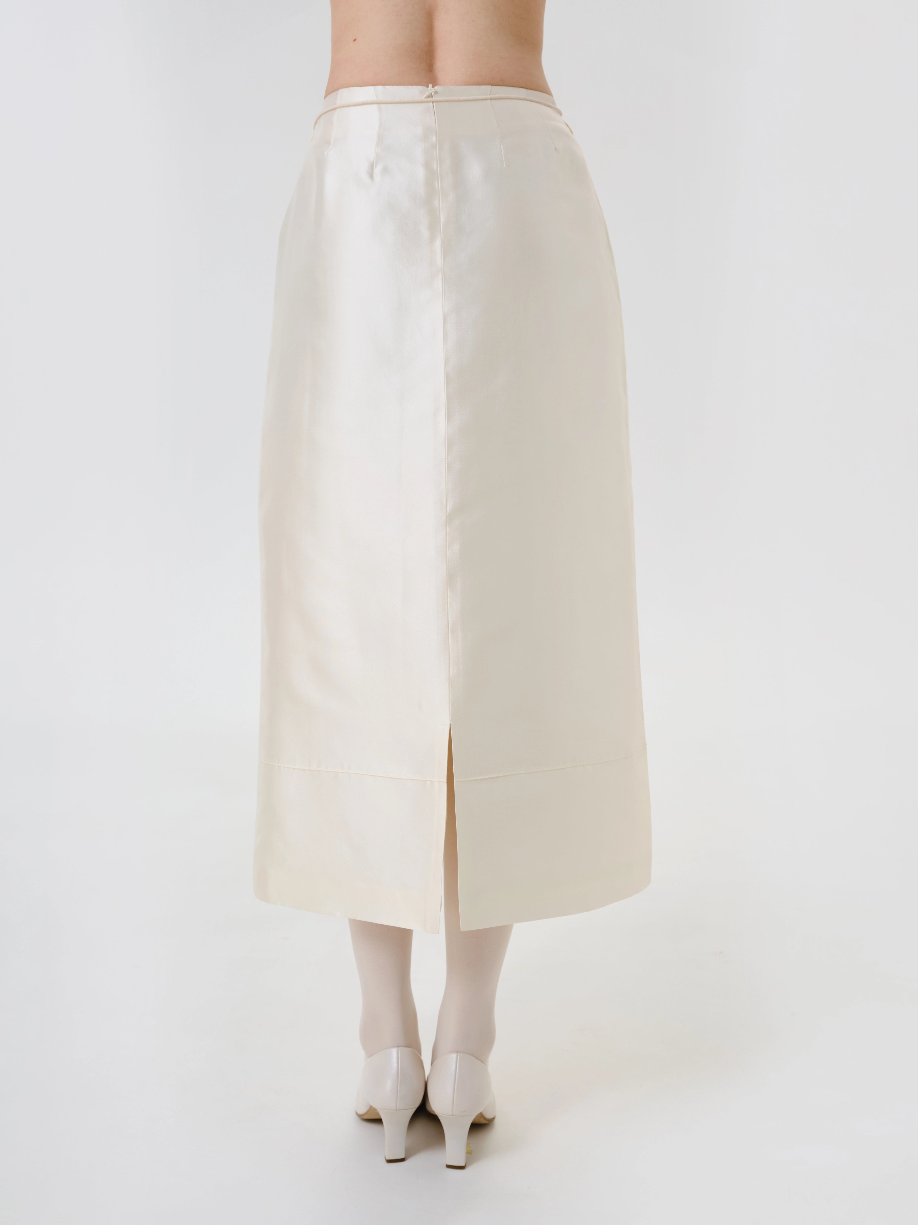 Silk Skirt “Velvet Blush”