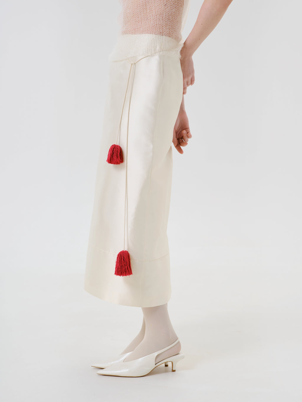 Silk Skirt “Velvet Blush”