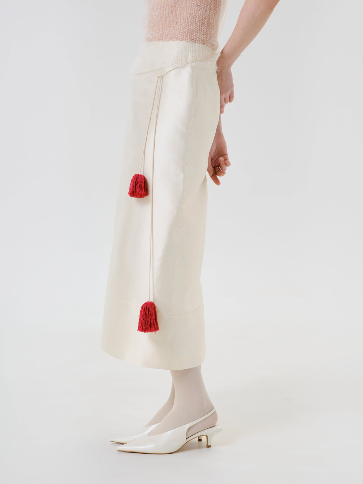 Silk Skirt “Velvet Blush”
