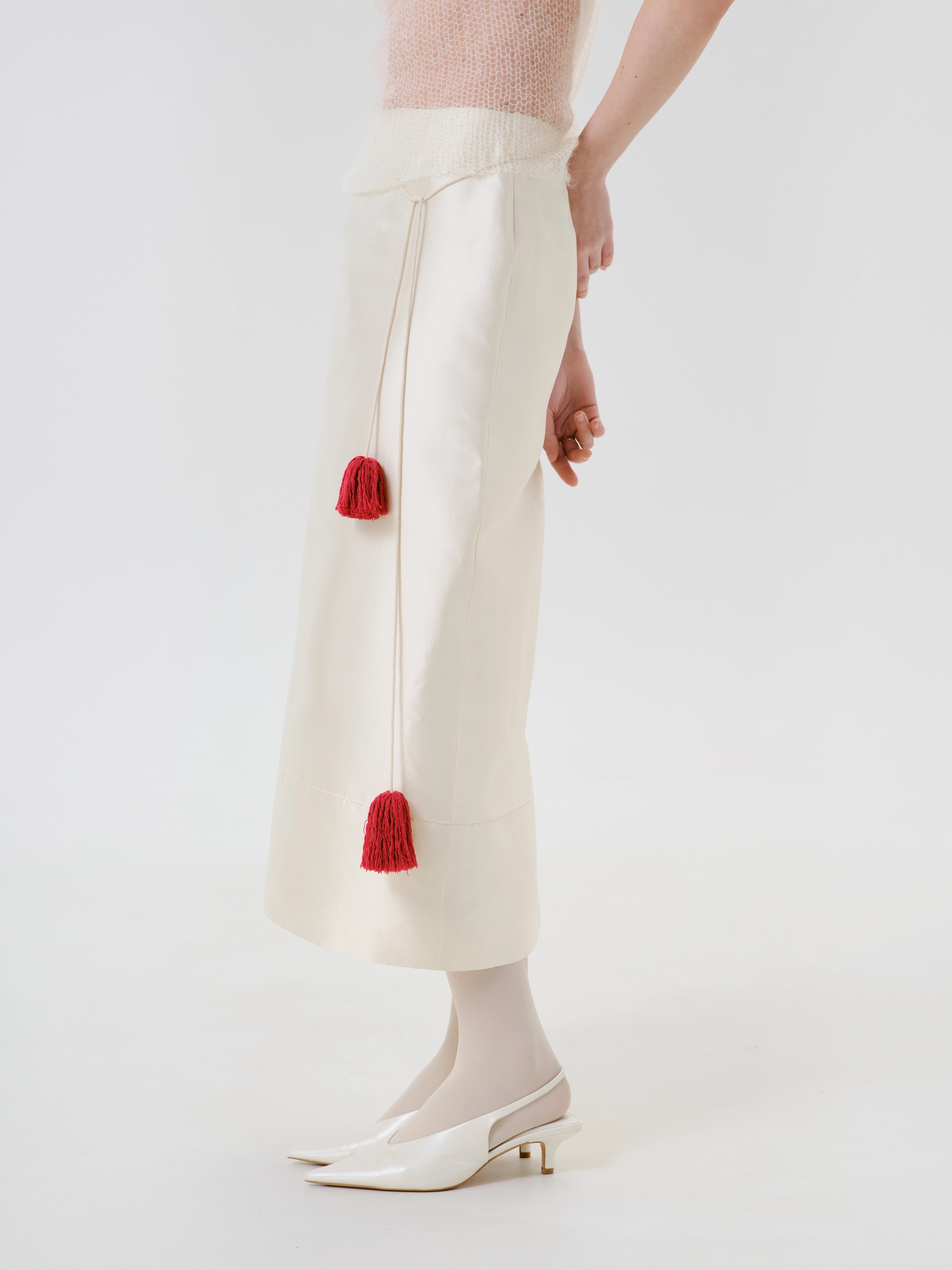 Silk Skirt “Velvet Blush”
