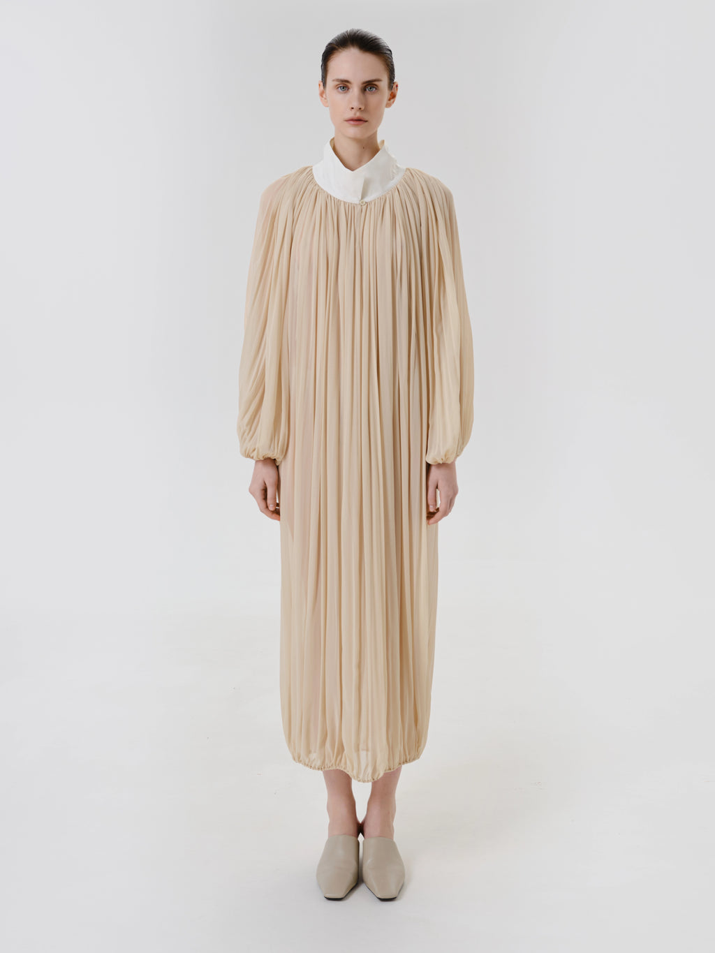 Silk Veil Dress
