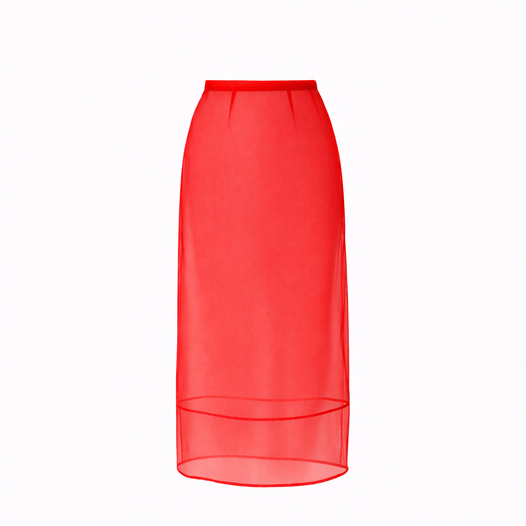 Red Veil Skirt