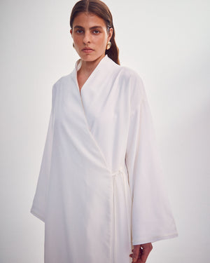 Embroidered kimono