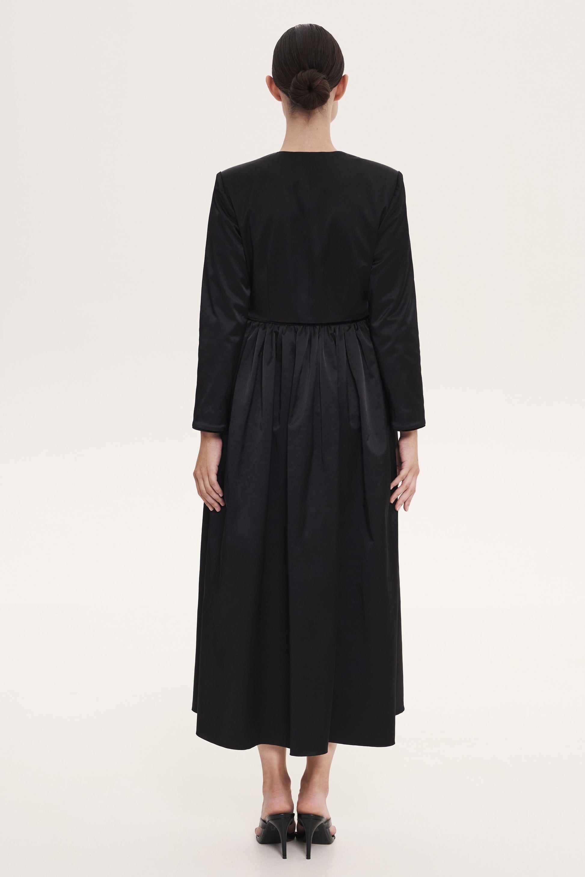 Black Atlas Dress