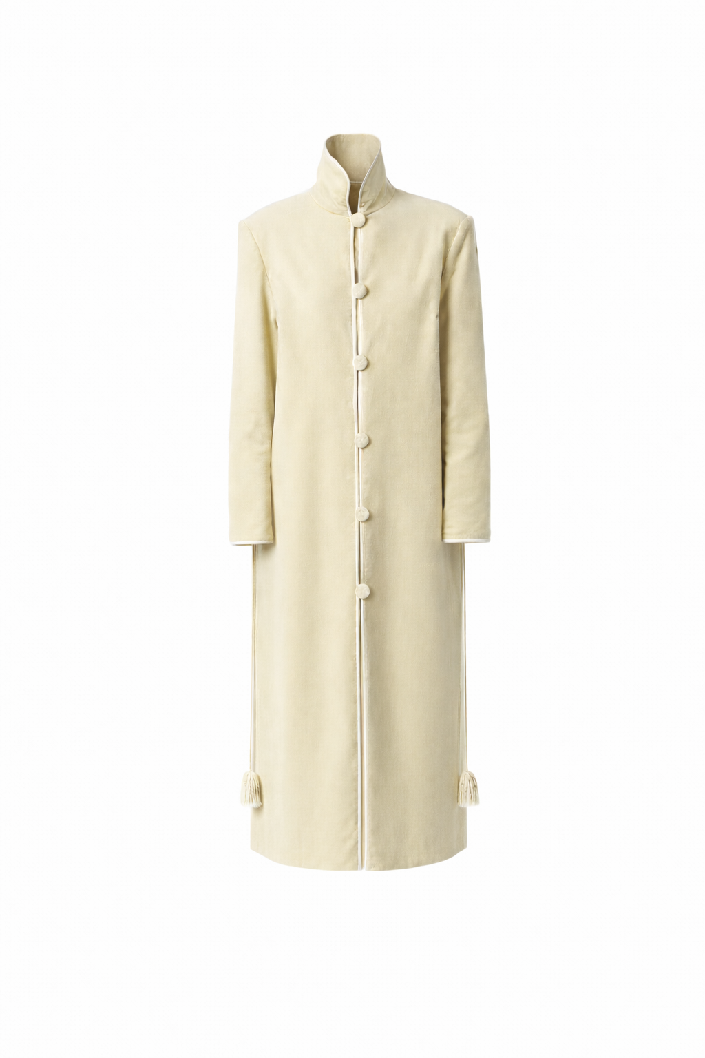 Ivory Velvet Coat