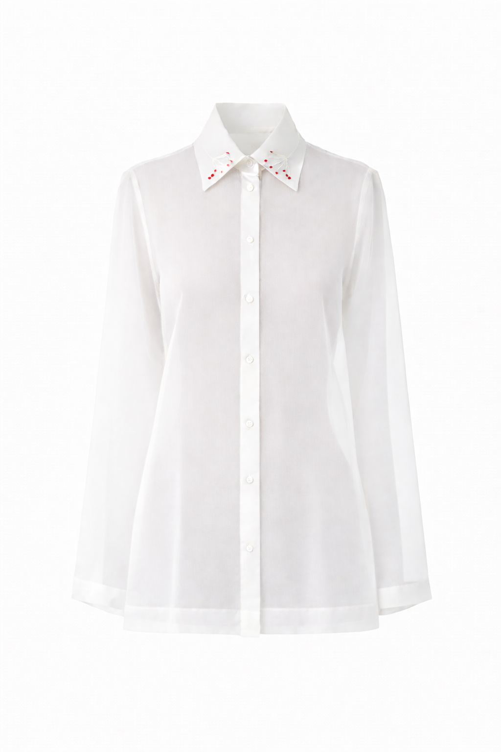 Silk Shirt “Red Trace”