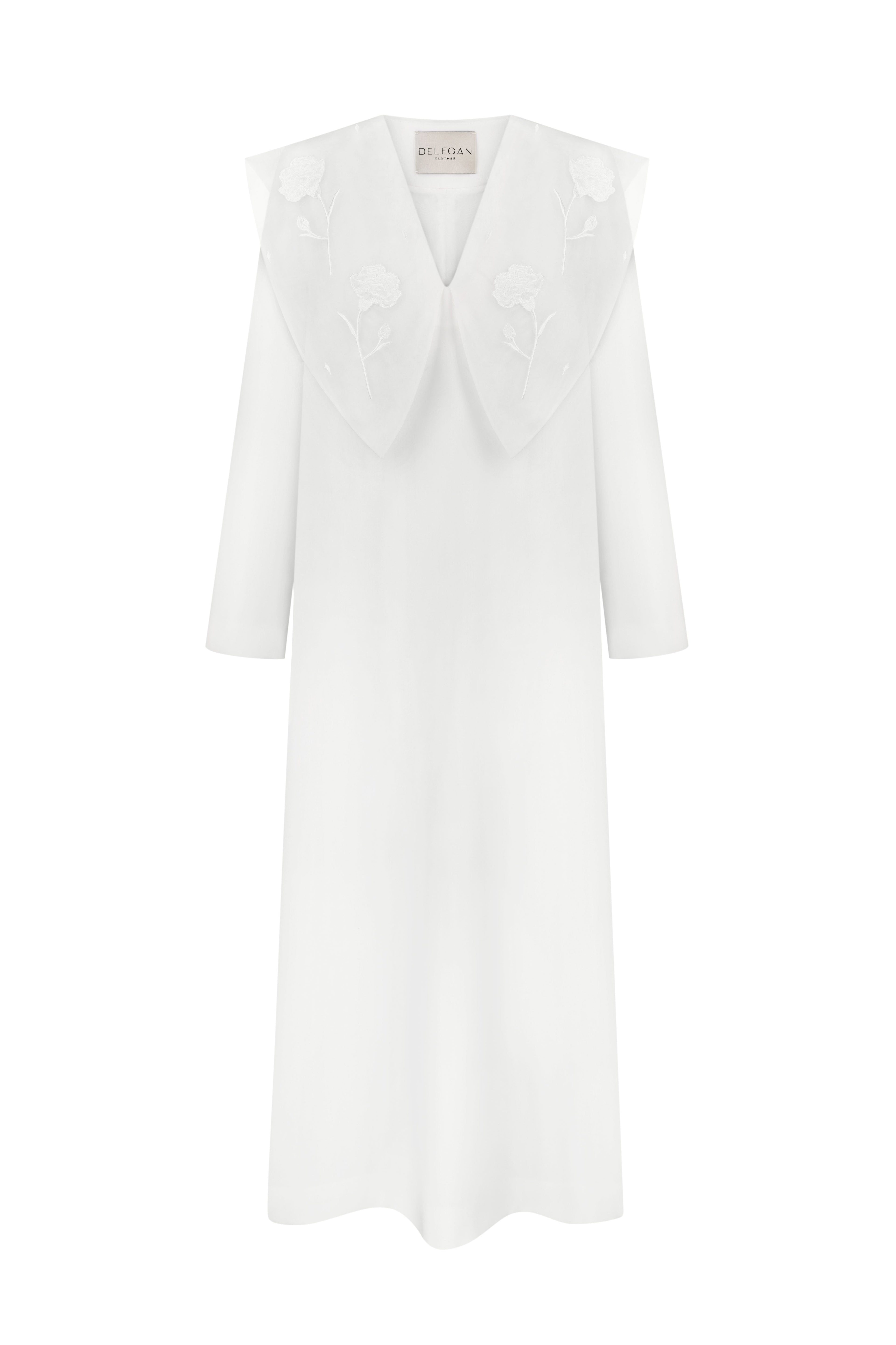 Milk dress “Bluebottle”