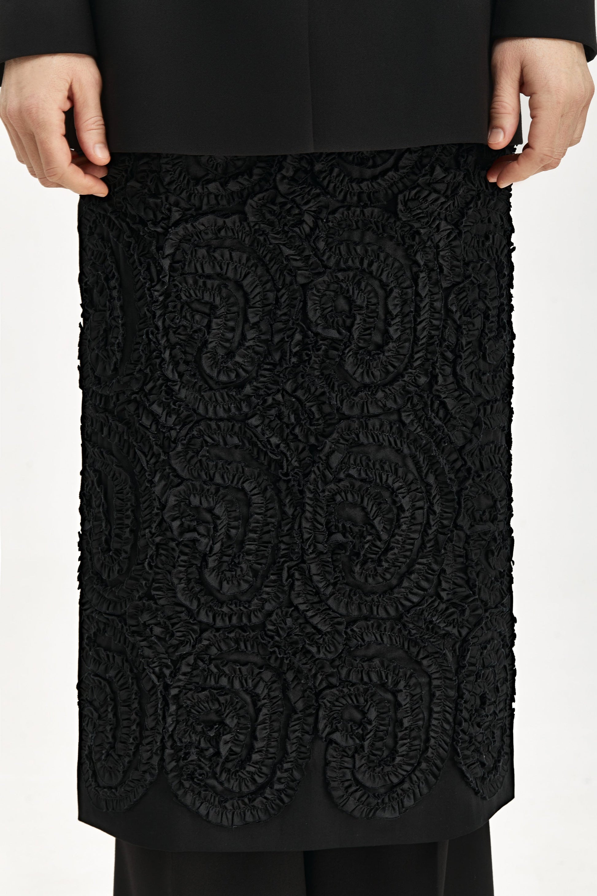 Black Plakhta with ornament