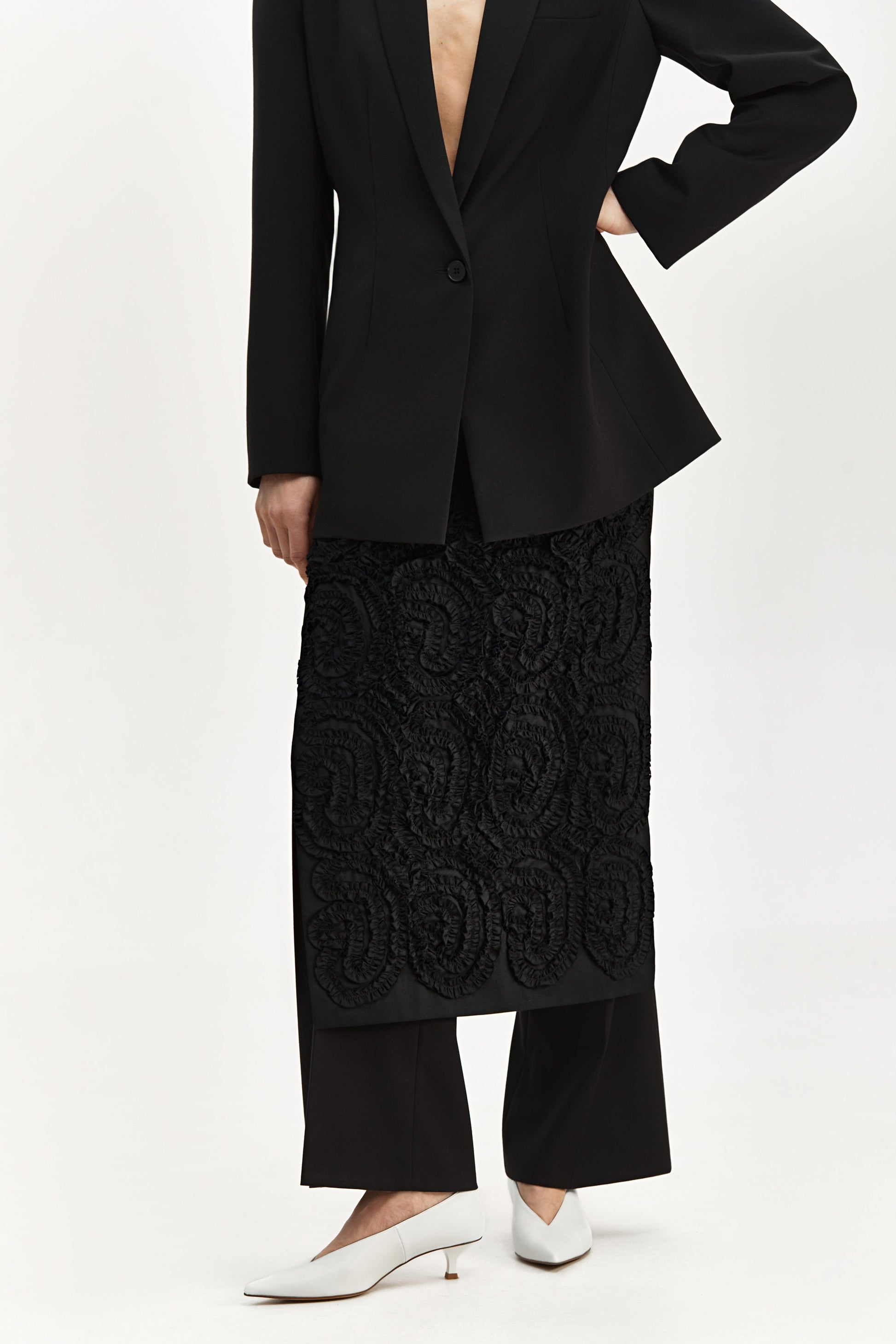 Black Plakhta with ornament