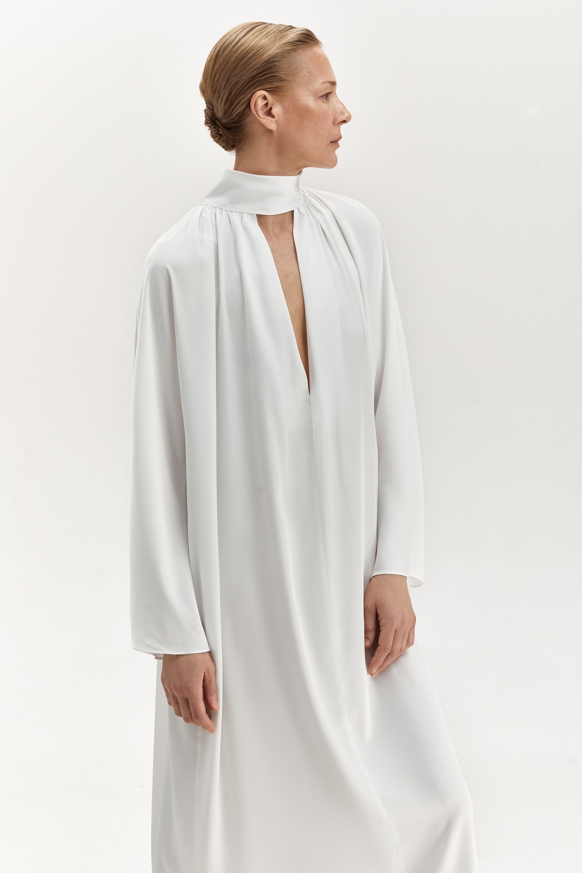 Flowing White Dress