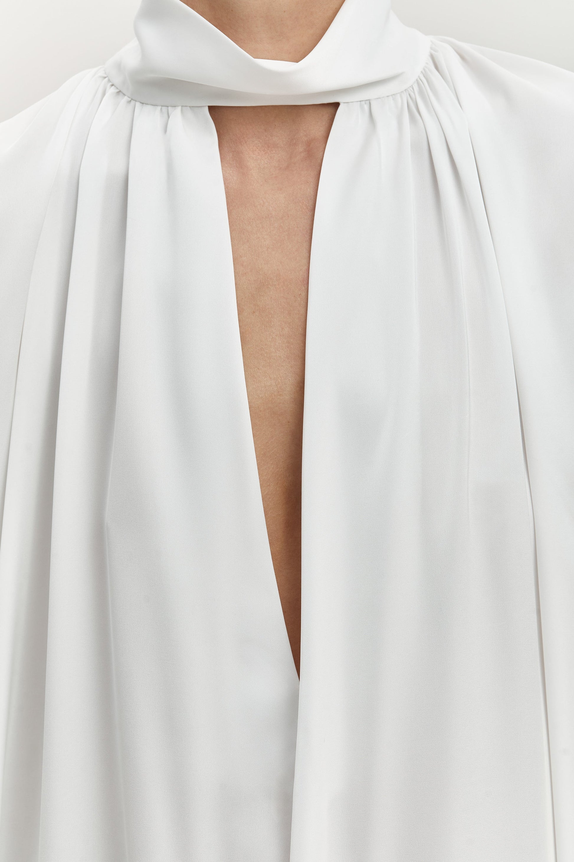 Flowing White Dress