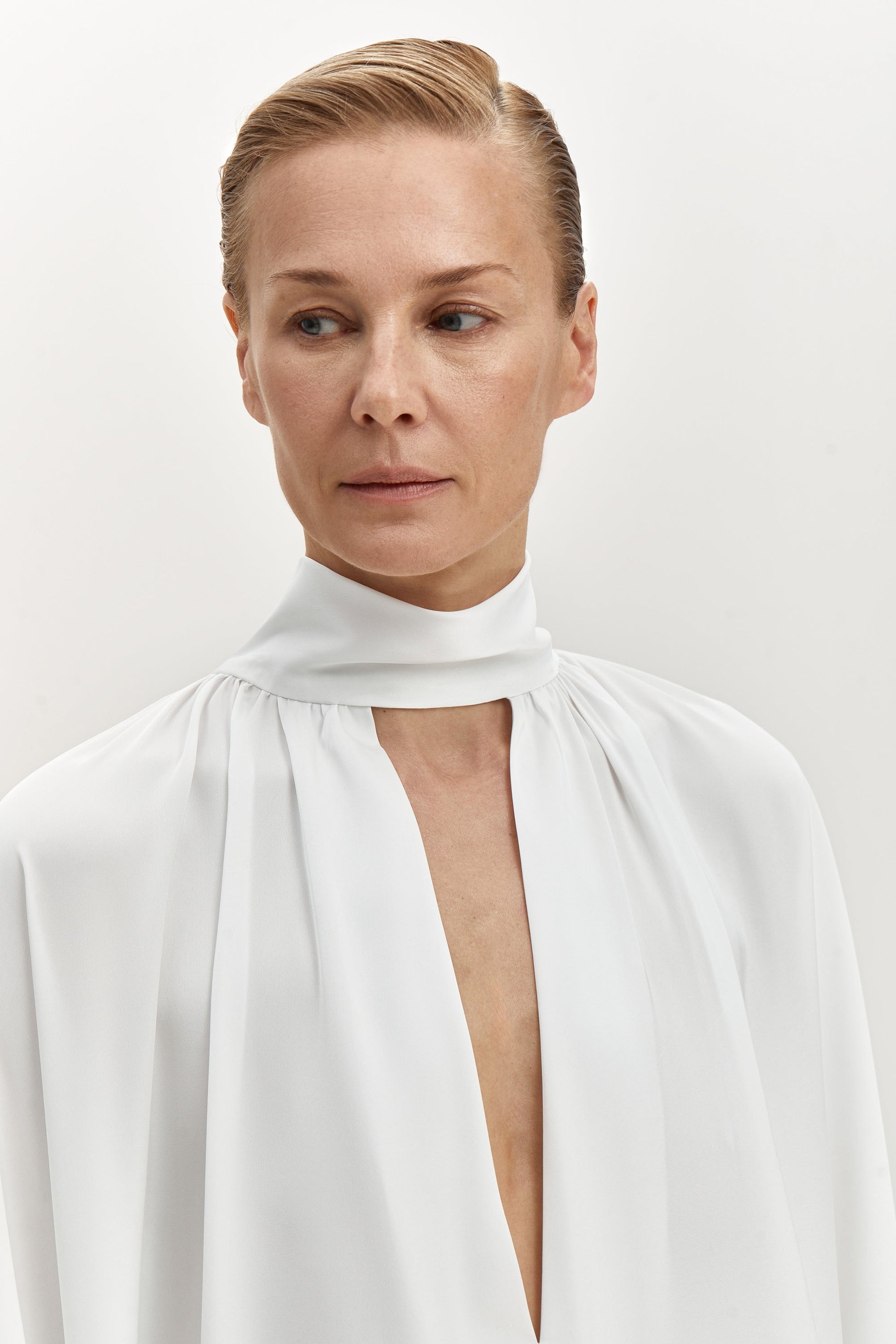 Flowing White Dress