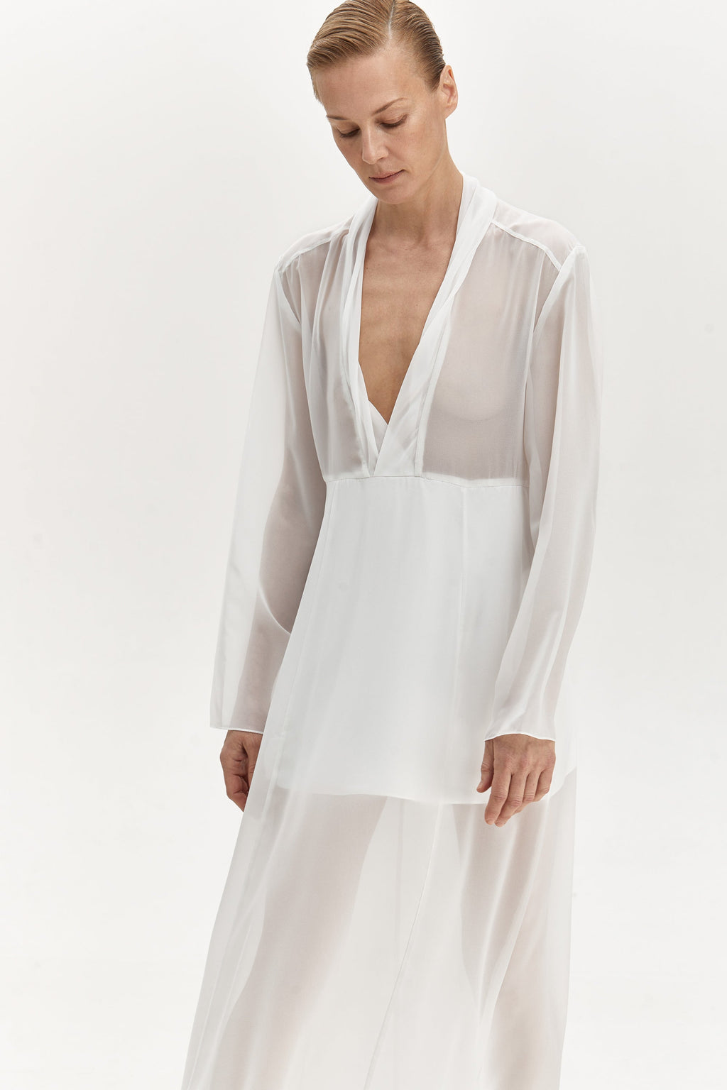 Milk Sheer Dress