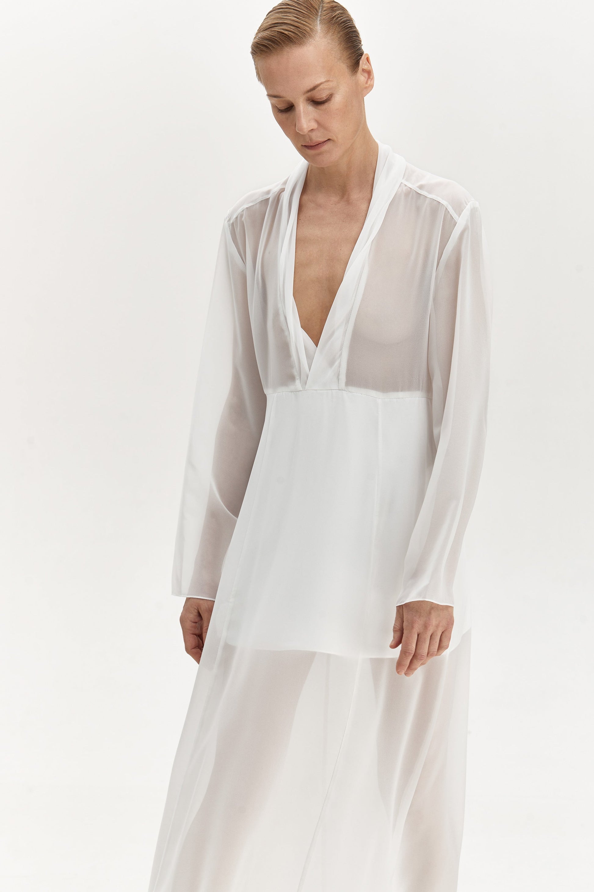 Milk Sheer Dress
