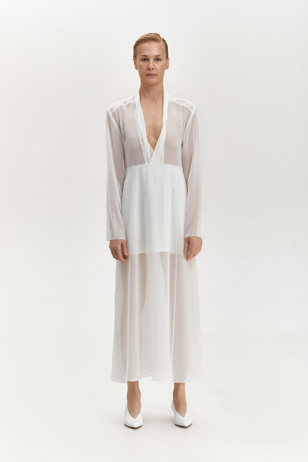 Milk Sheer Dress