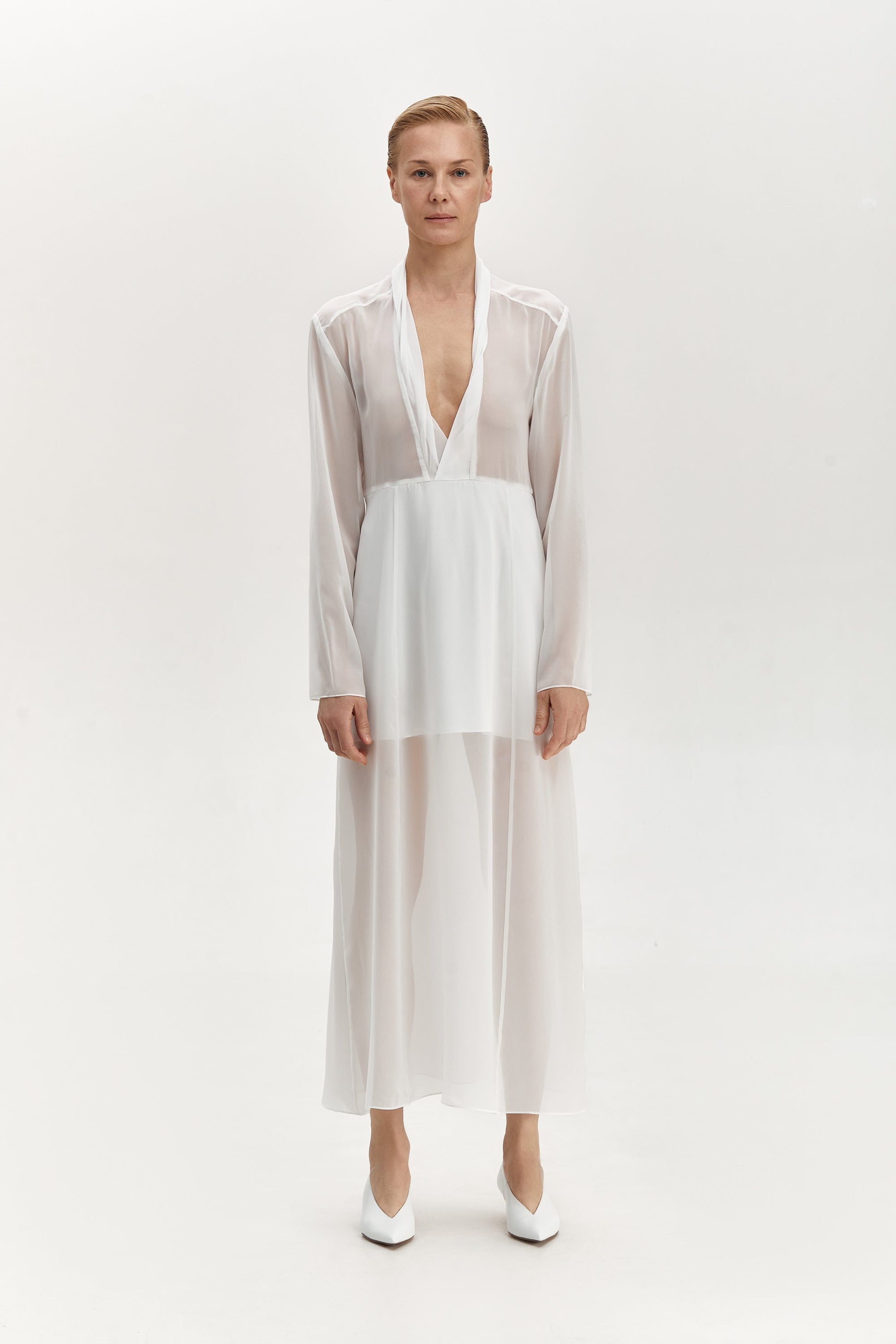 Milk Sheer Dress