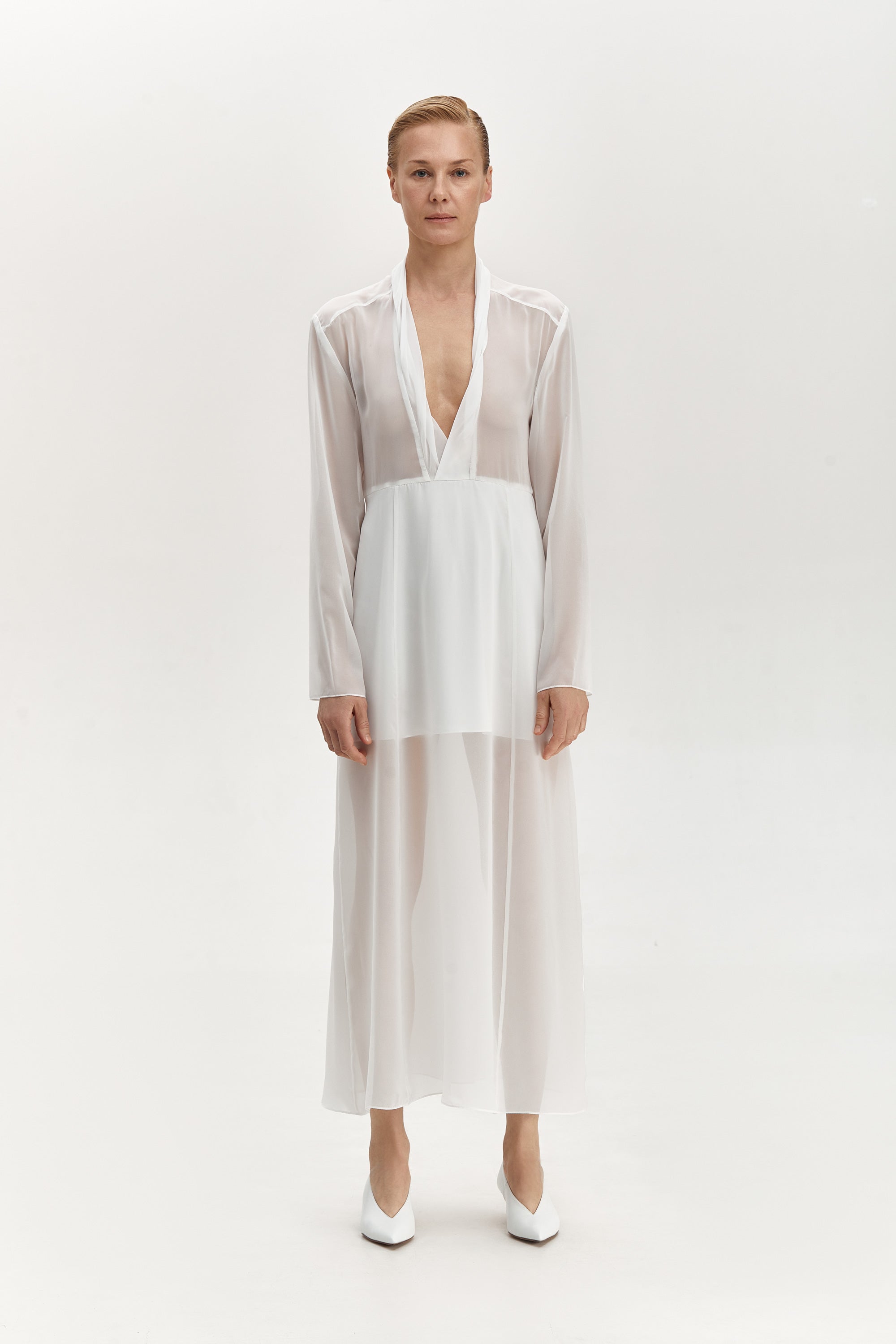 Milk Sheer Dress