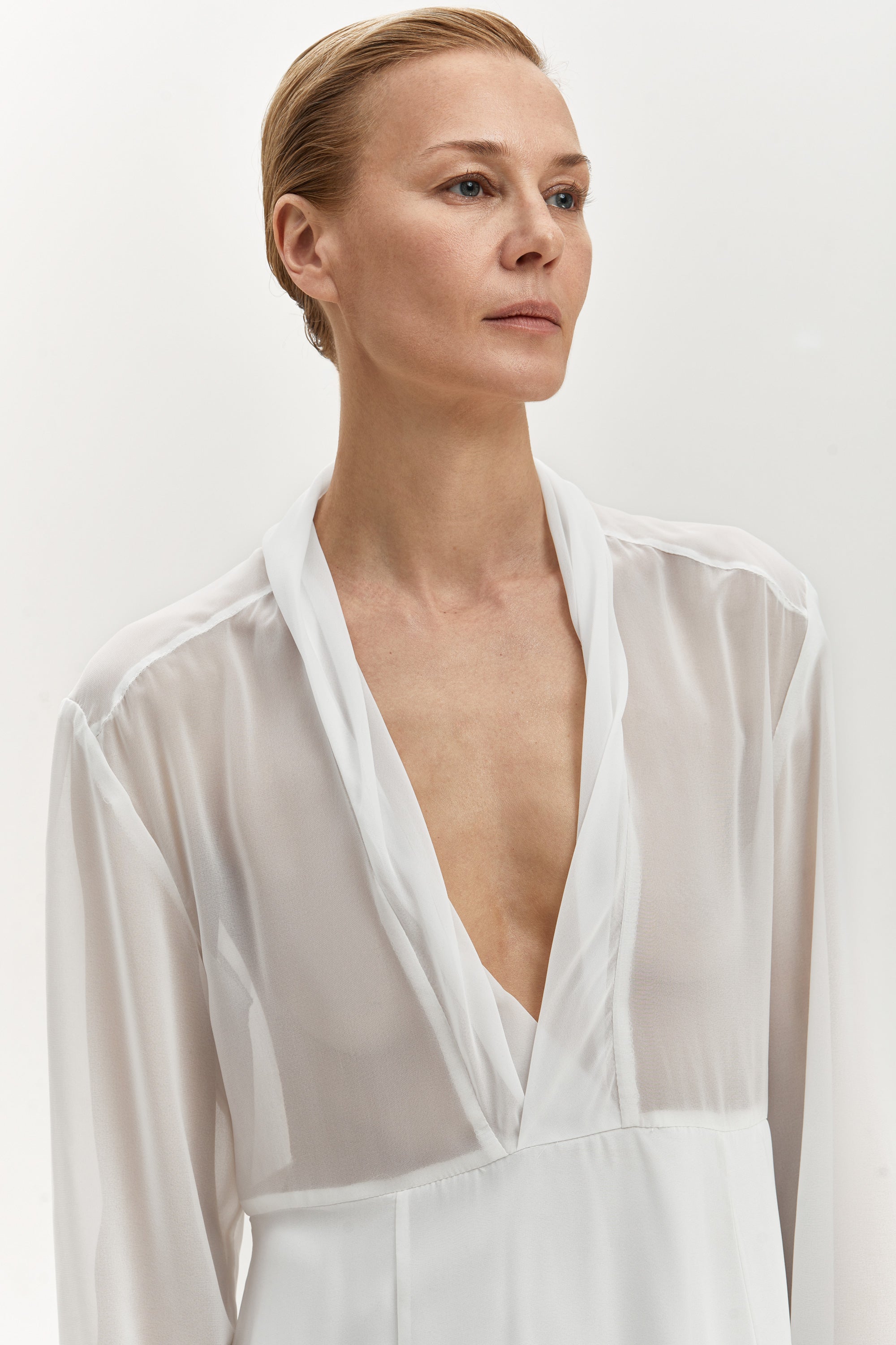 Milk Sheer Dress