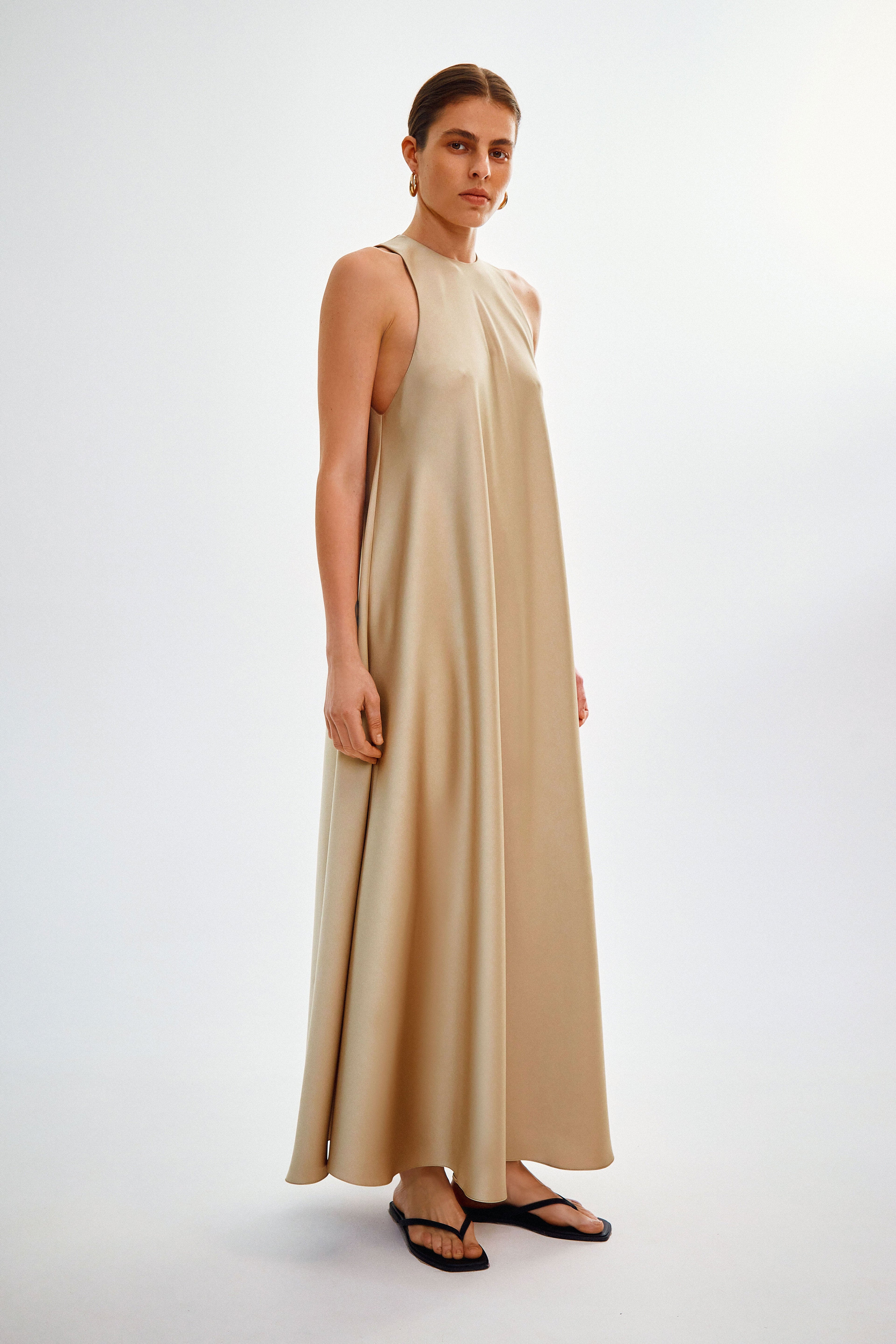 Gold dress