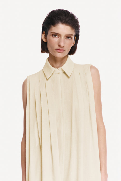 SHIRT SCARF WITH SILK FRINGE