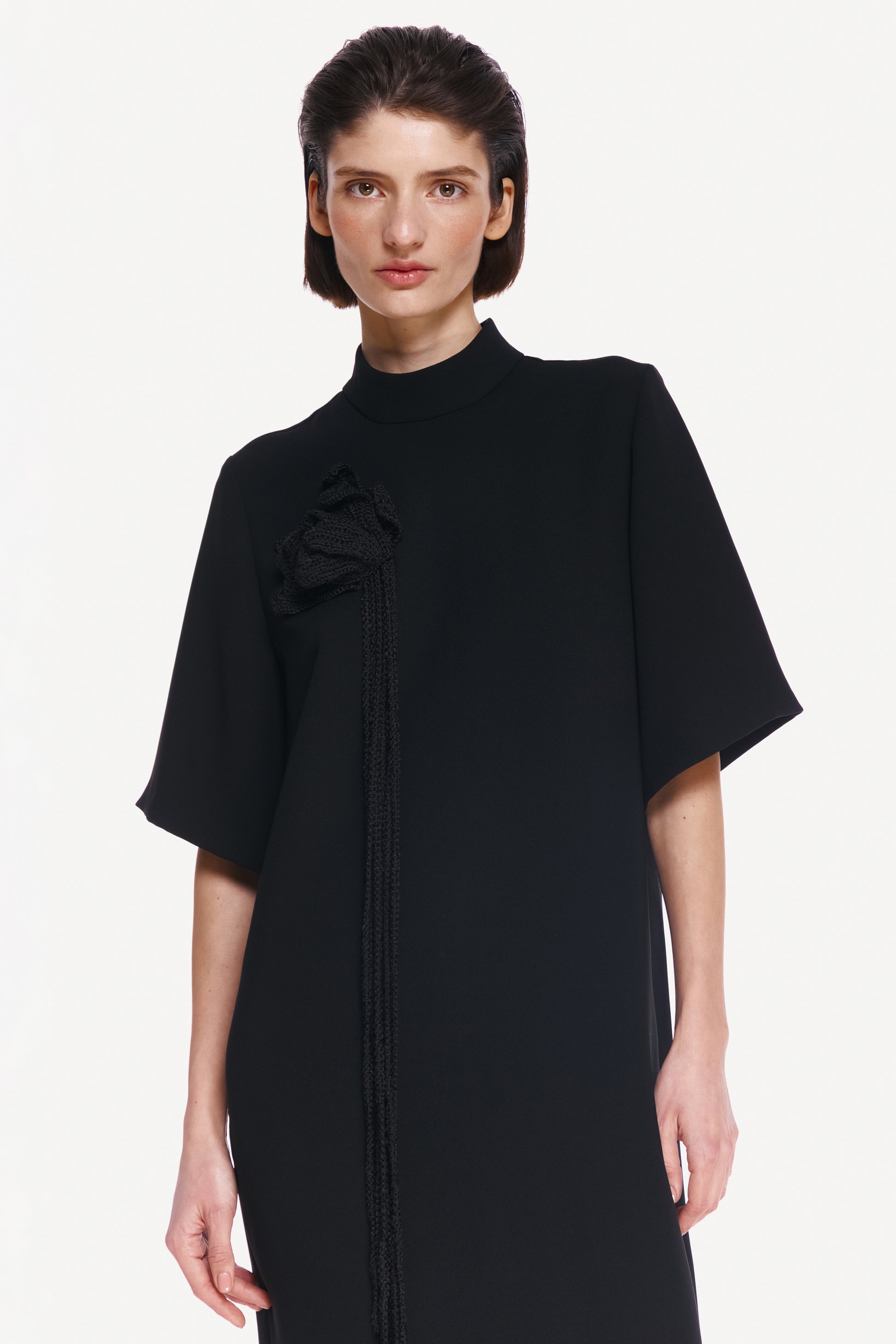 DRESS "NOIR FLOWER"