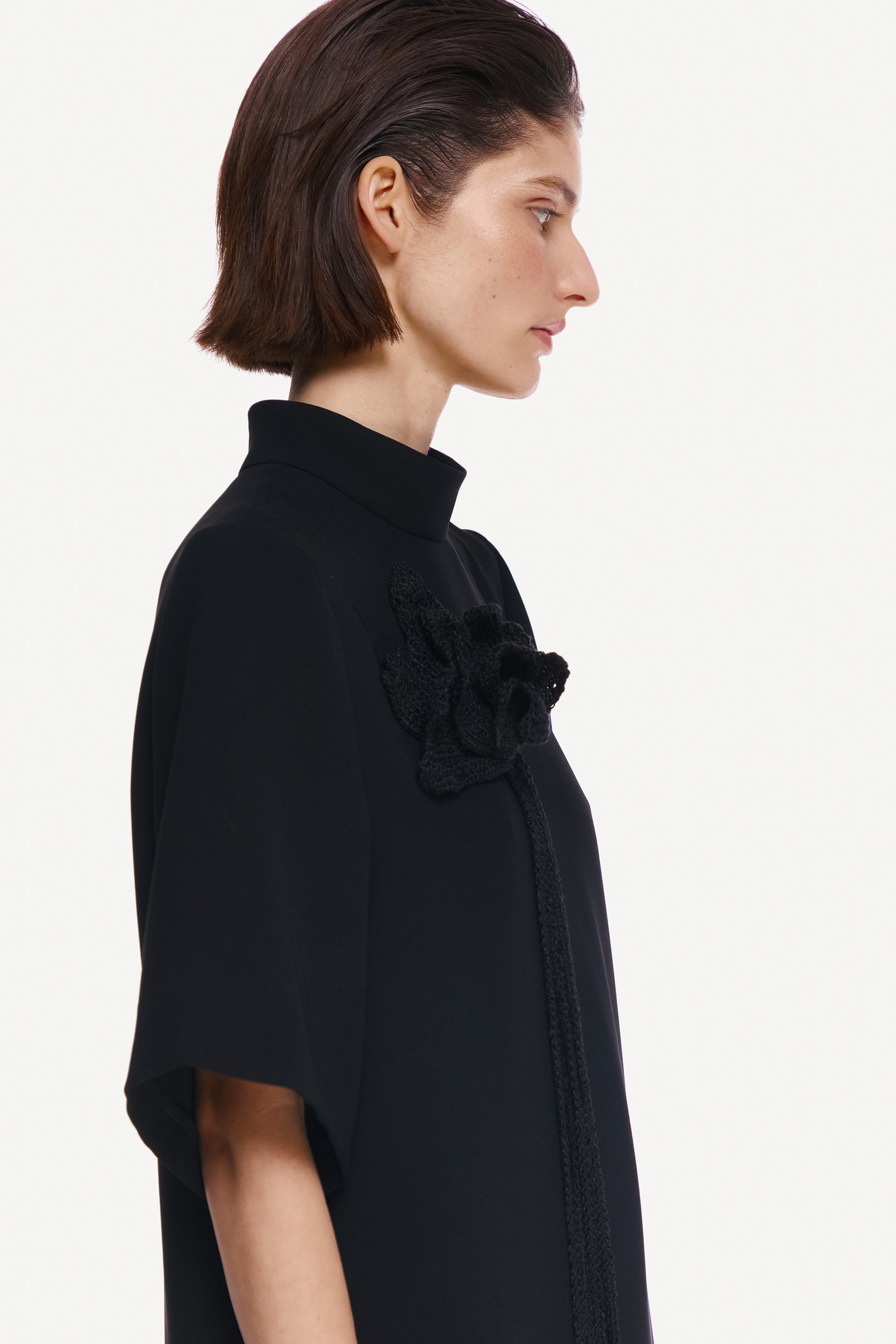 DRESS "NOIR FLOWER"