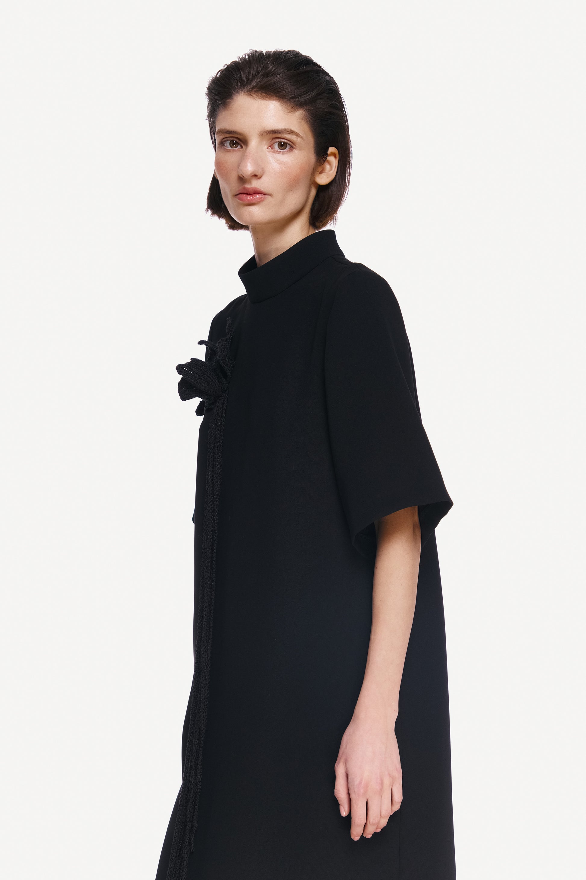 DRESS "NOIR FLOWER"