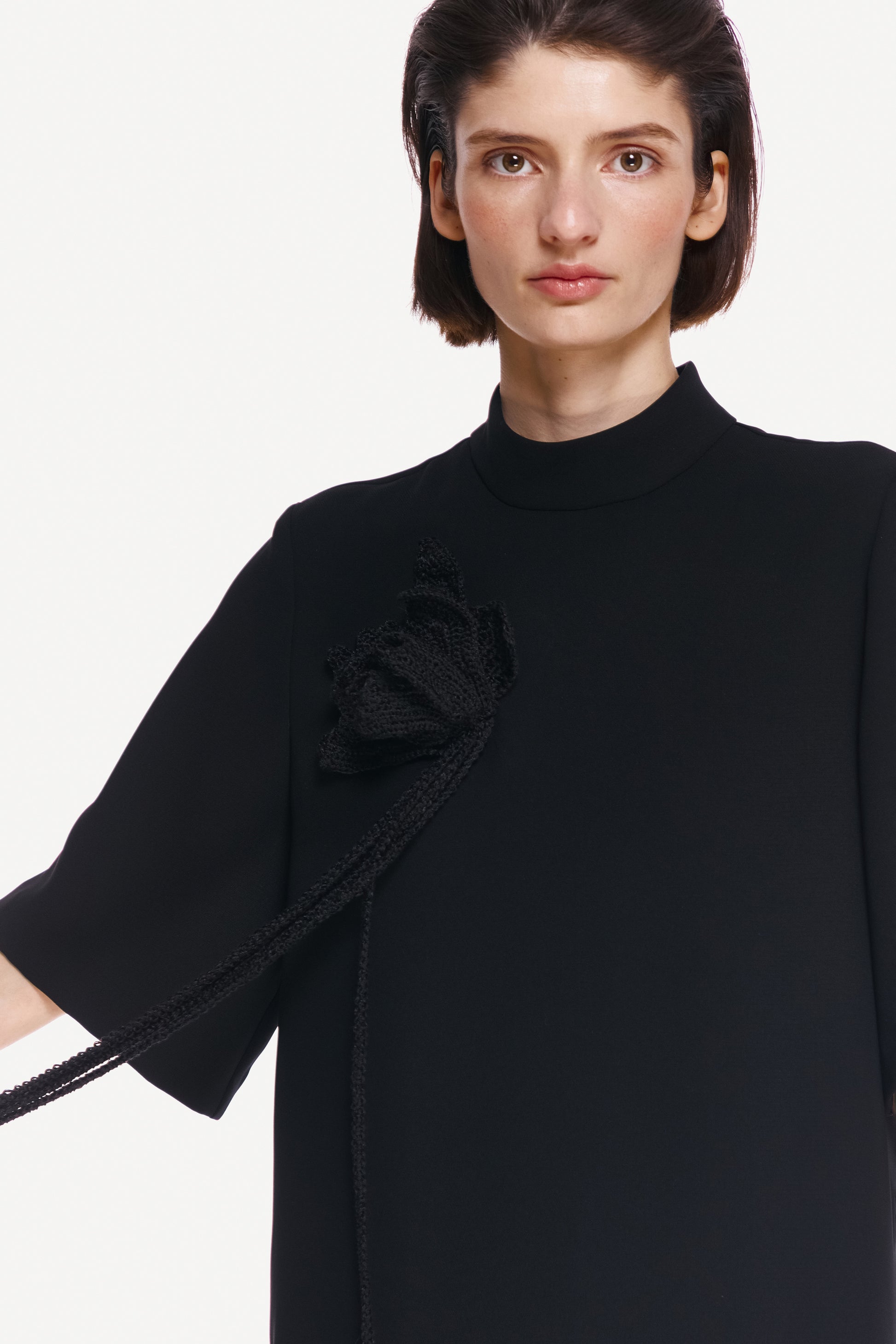 DRESS "NOIR FLOWER"