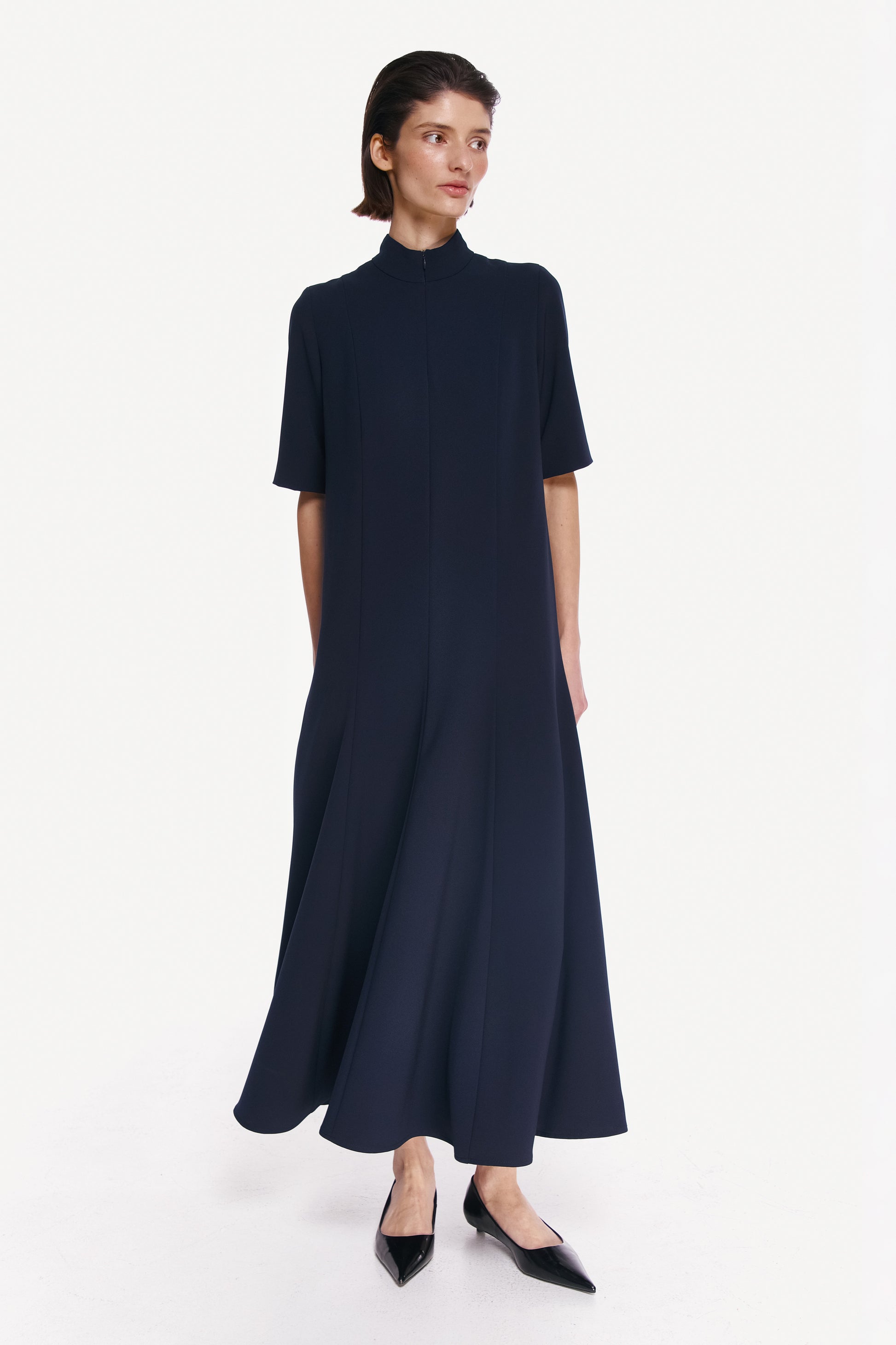 BLUE FLOWY DRESS