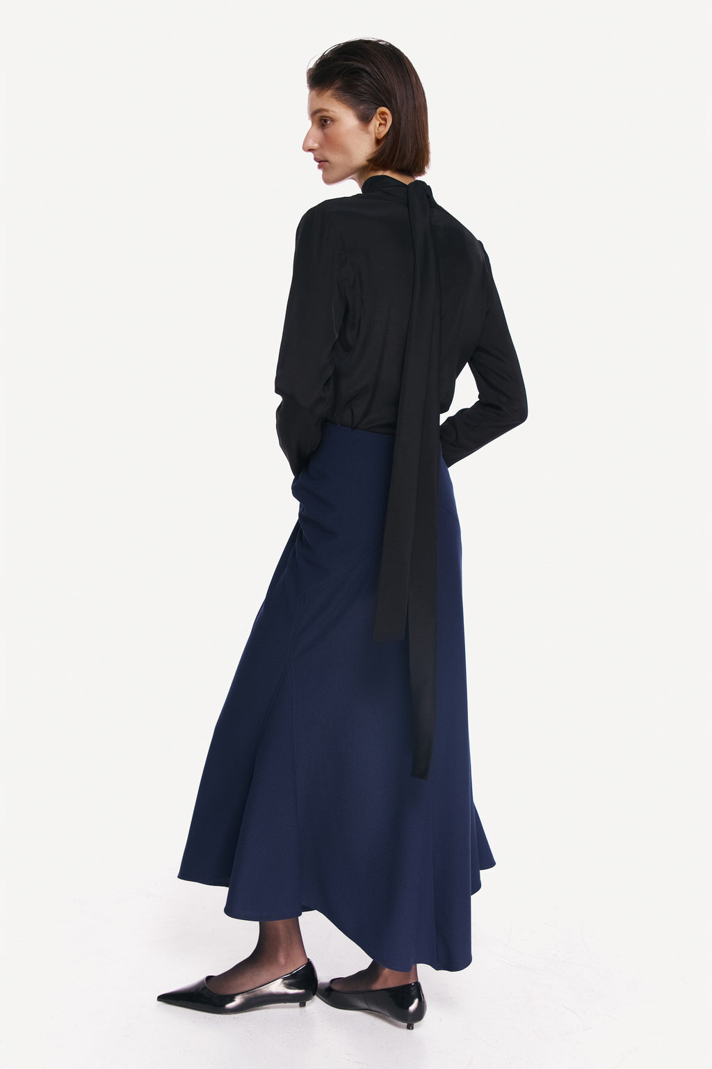 MIDI BLUE SKIRT