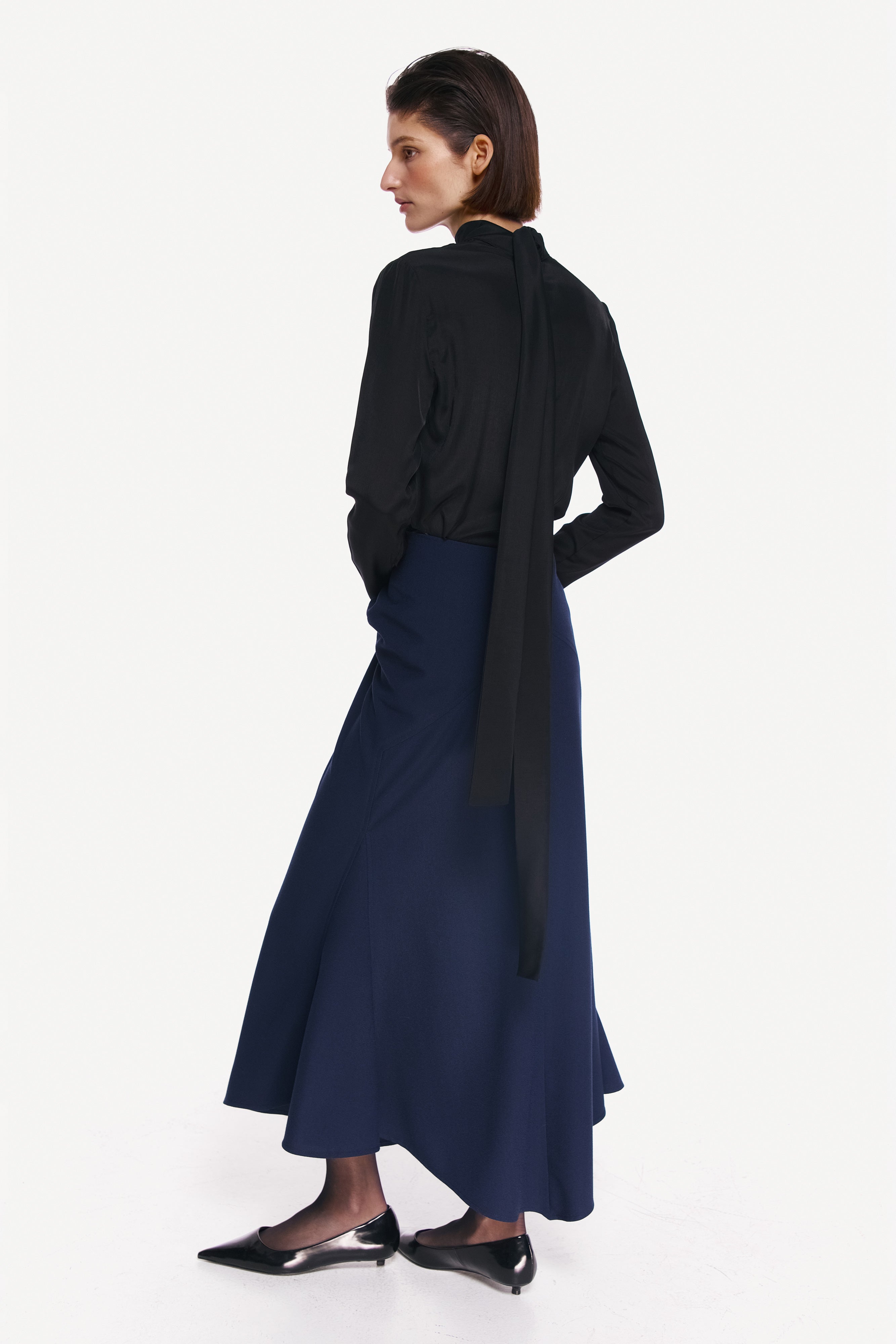 MIDI BLUE SKIRT