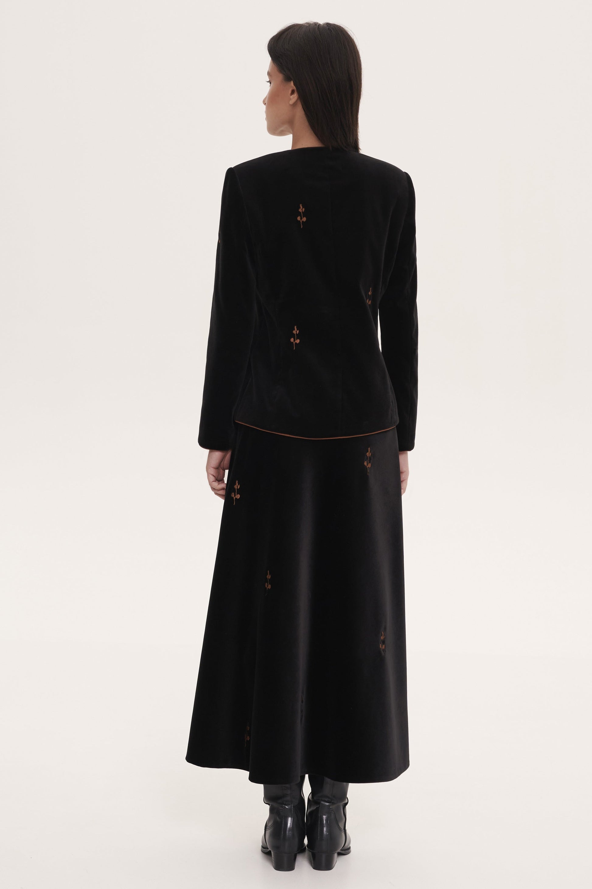 Black “Rose” Skirt