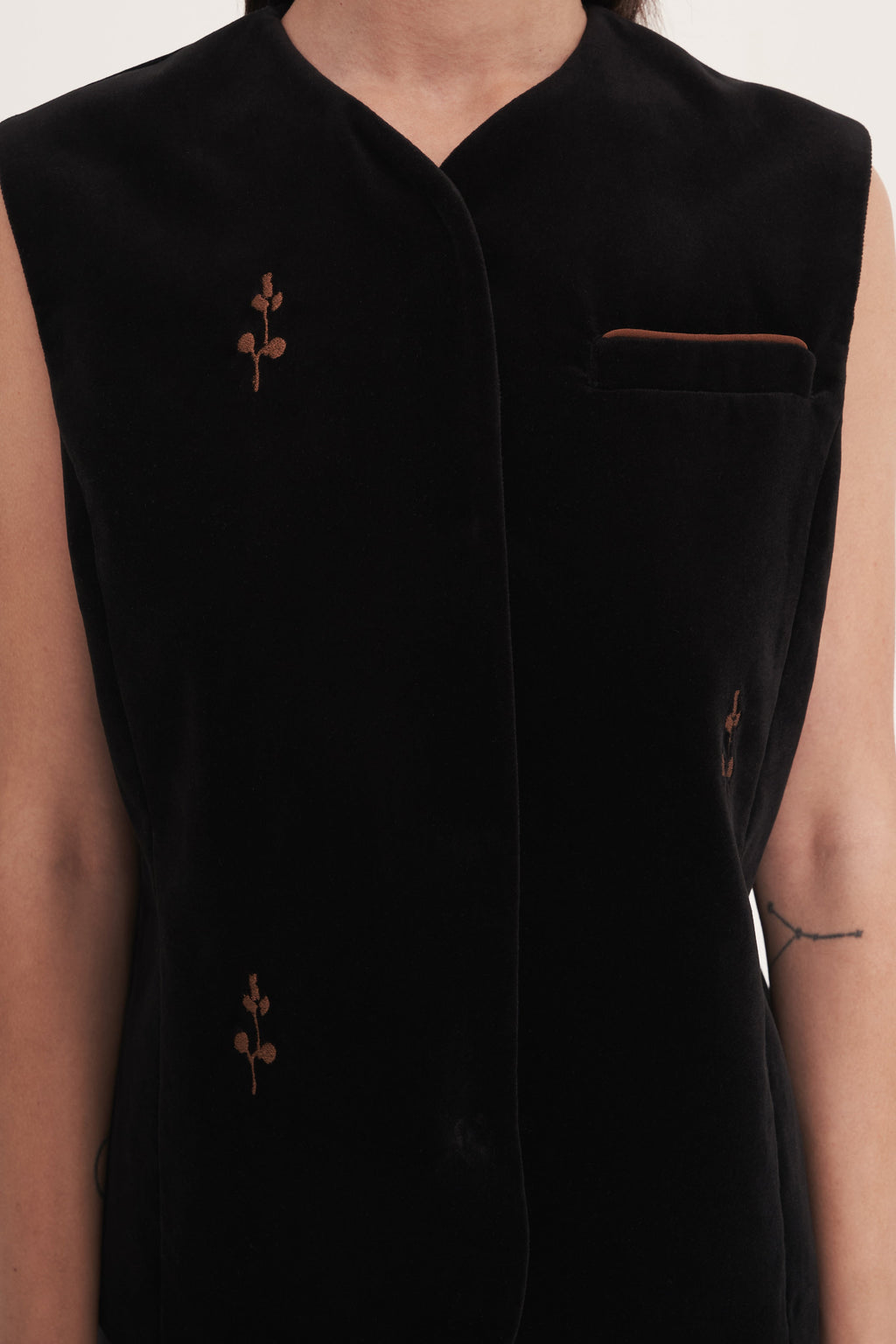 Black “Rose” Waistcoats